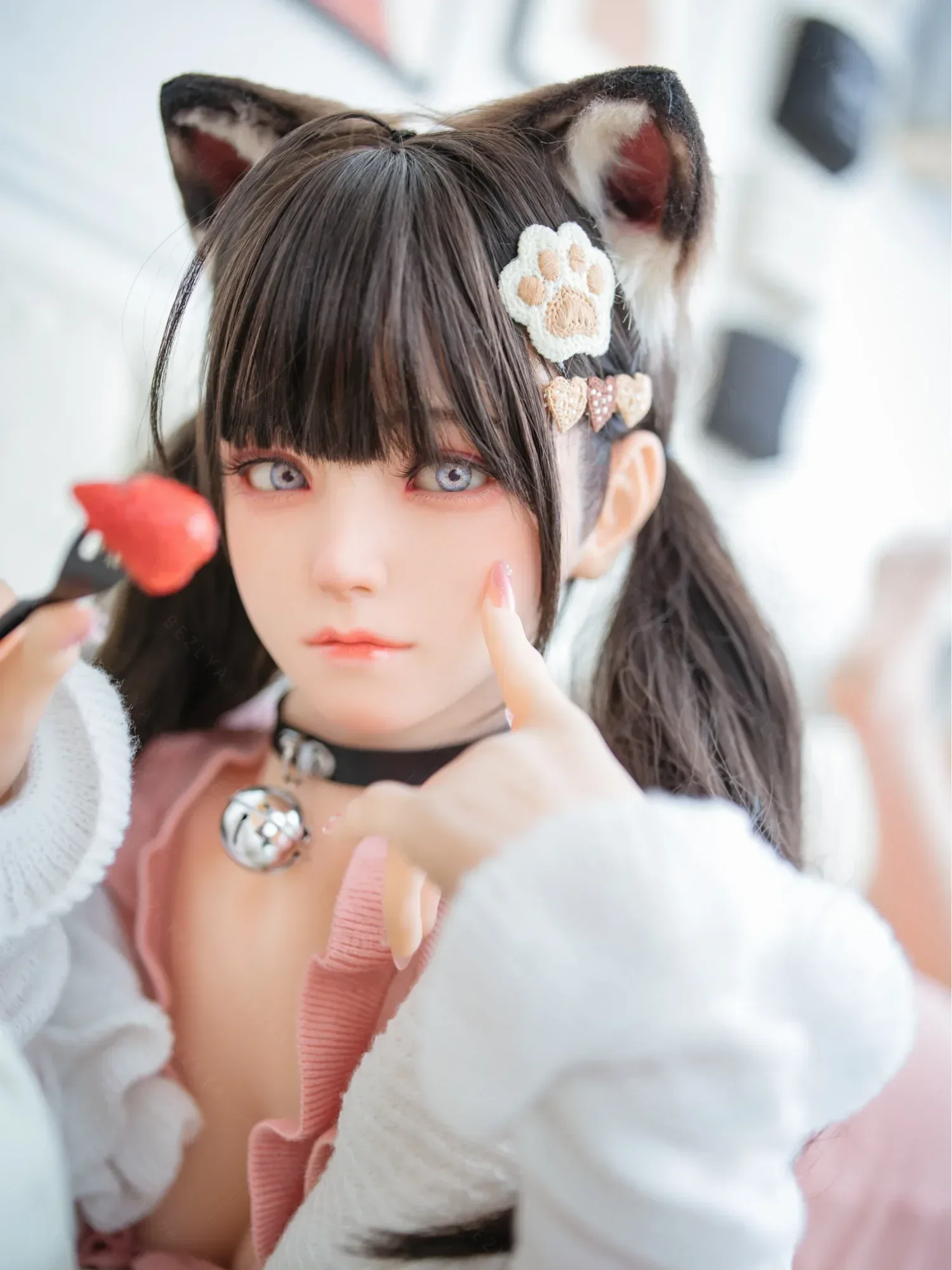F4795-155Mcm(5.1ft)-40kg 2.0 G Cup Asian Robot Anime Silicone Head Cute Teen Sex Doll|Bezlya Doll view 3