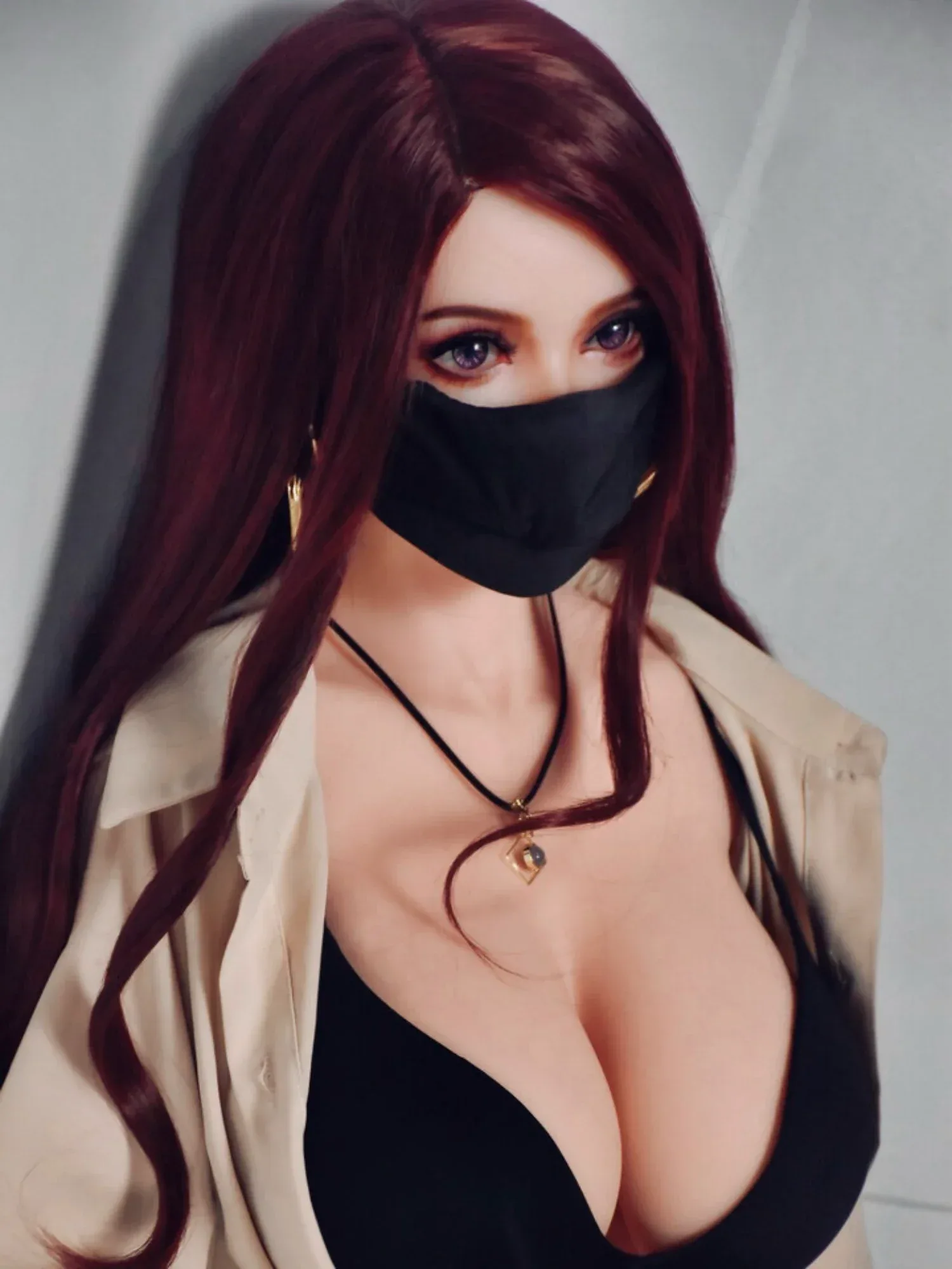 F549-Elsa Babe-150cm\/5ft Full Silicone Sexy Anime Sex Dolls view 8
