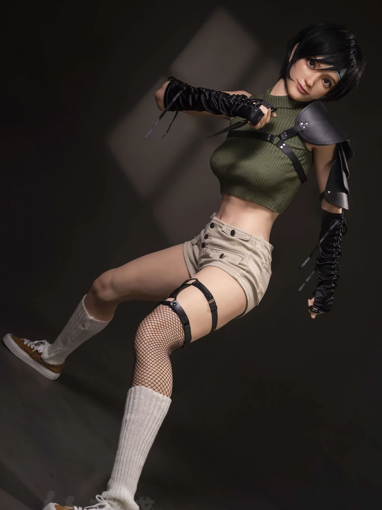 F4632—168cm\/5ft5-36.2kg C Cup Anime Silicone Femboy Sex Doll Yuffie Kisaragi | Jiusheng Doll view 9