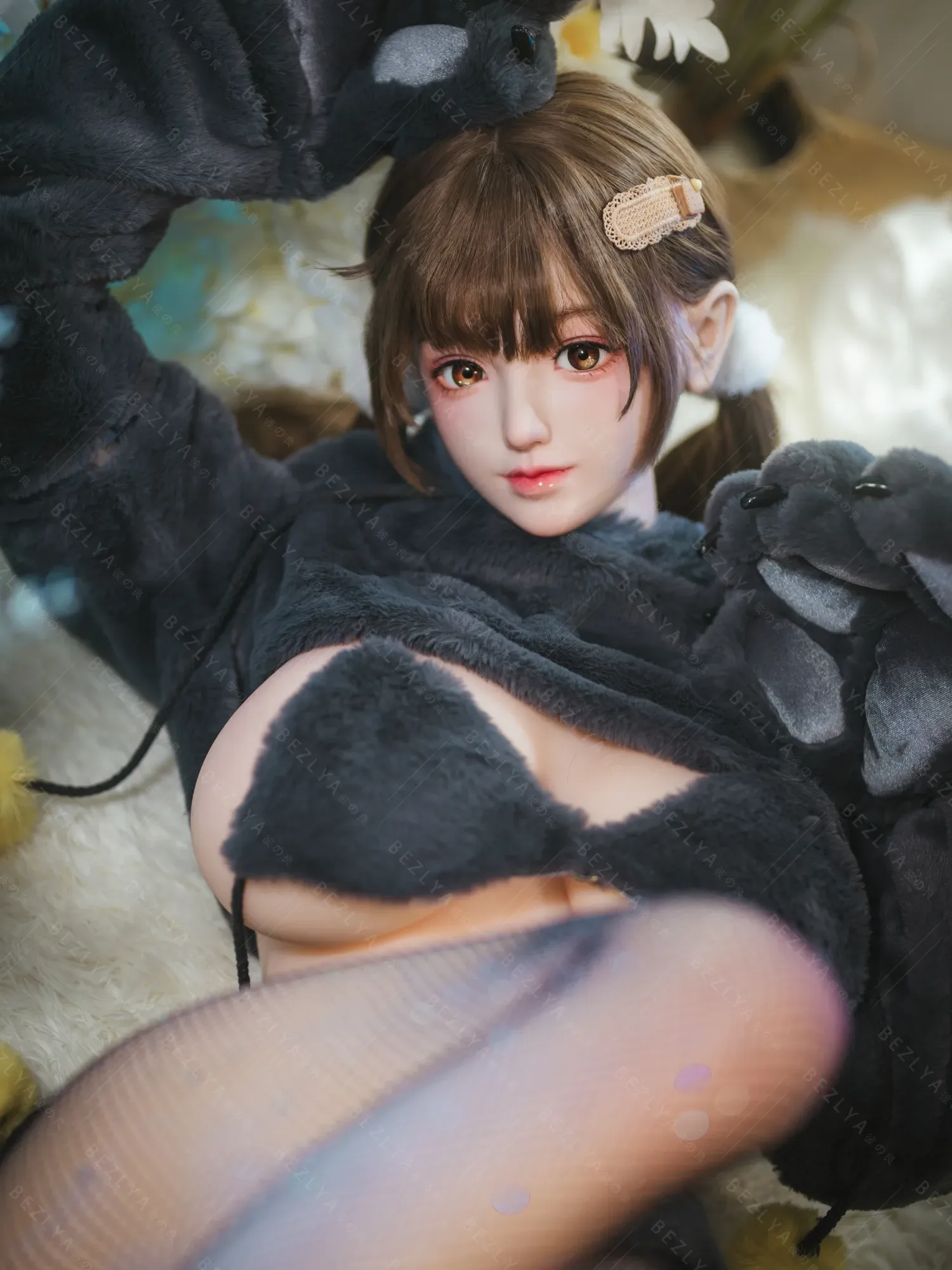 F4699-155Mcm(5.1ft)-40kg 2.0+ G Cup Mini Silicone Head Asian Chinese Sex Doll|Bezlya Doll view 5