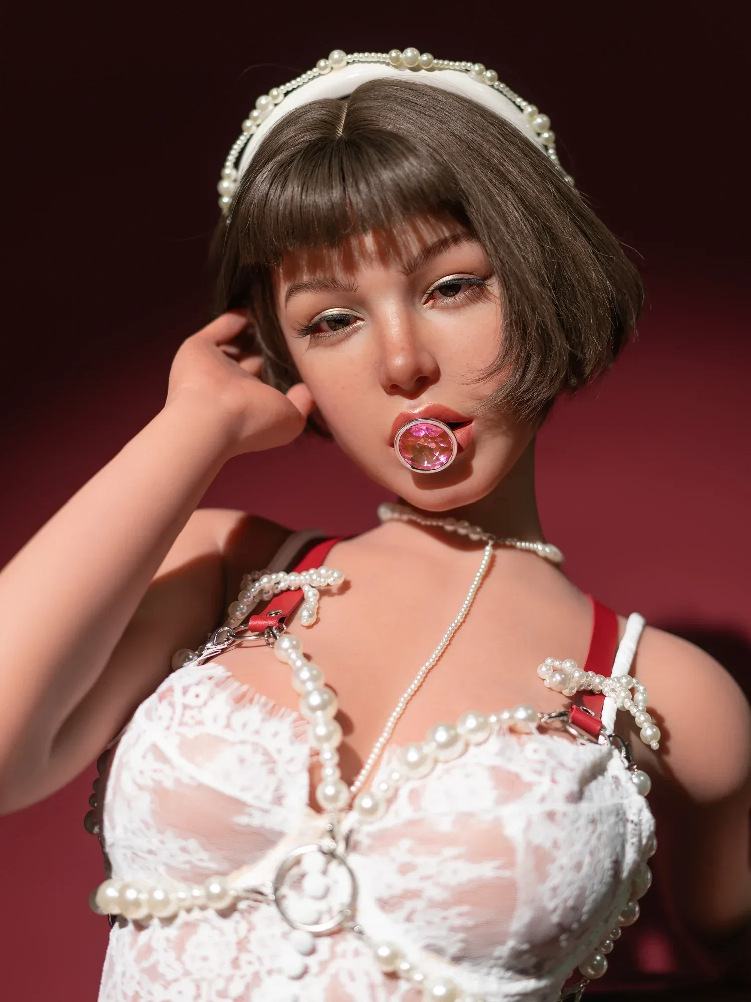 F5627-165cm\/5ft5-33.3kg D Cup Head Silicone BBW Sex Doll(ZELEX SLE )|Zelex Doll view 9