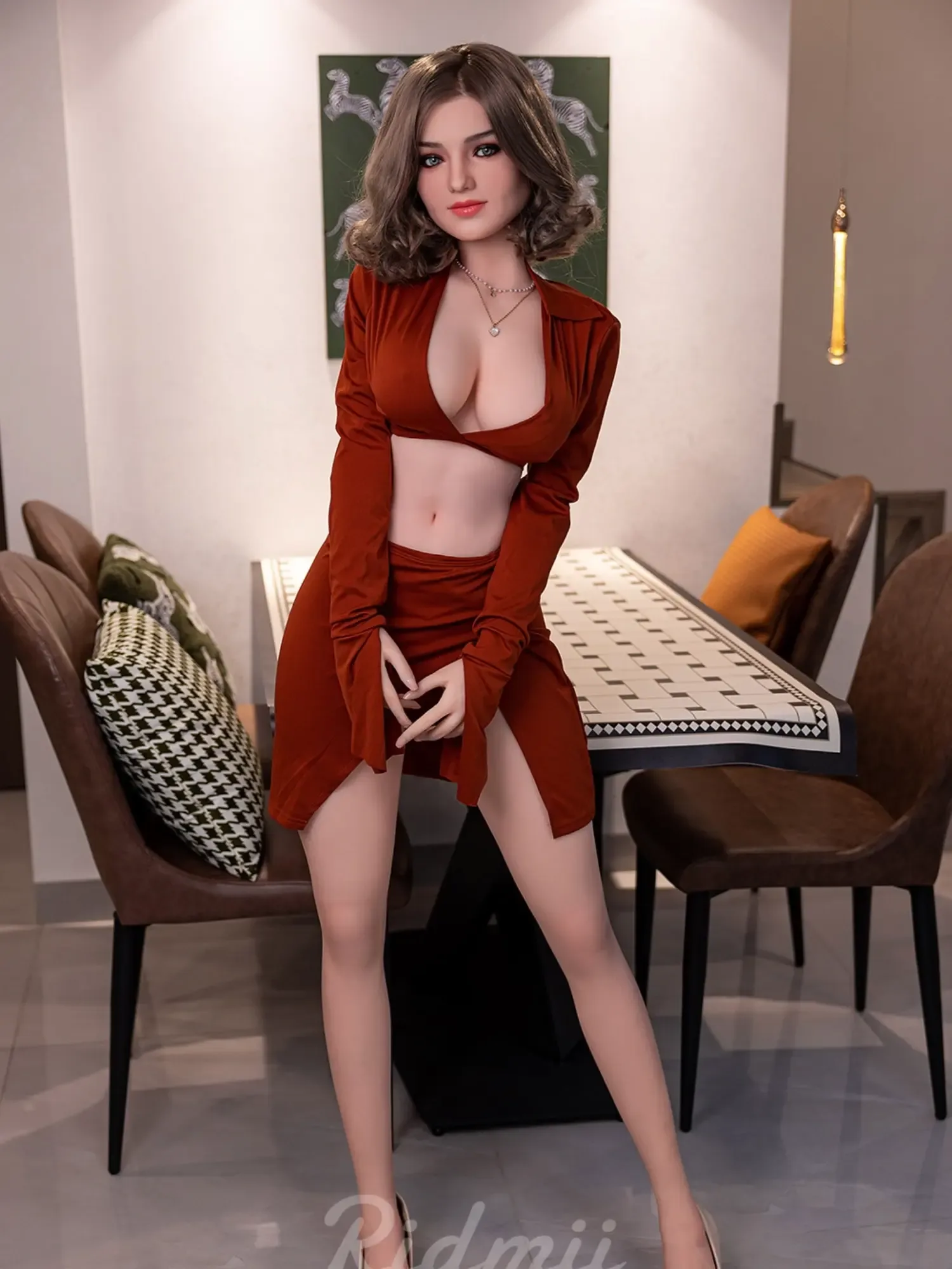 F8507-163cm\/36kg  Silicone sex doll head Full Size  Sex Doll Krista | Ridmii
