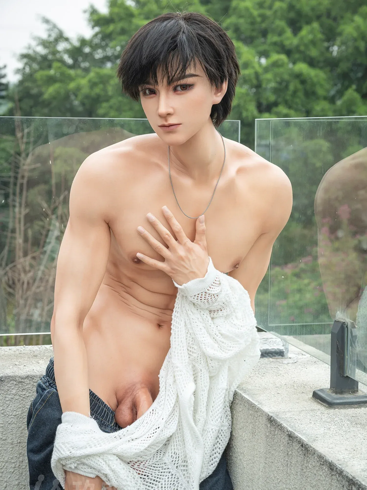 F5688—180cm\/5ft11-35kg Japanese Femboy Male Sex Doll - Jiusheng Doll view 4