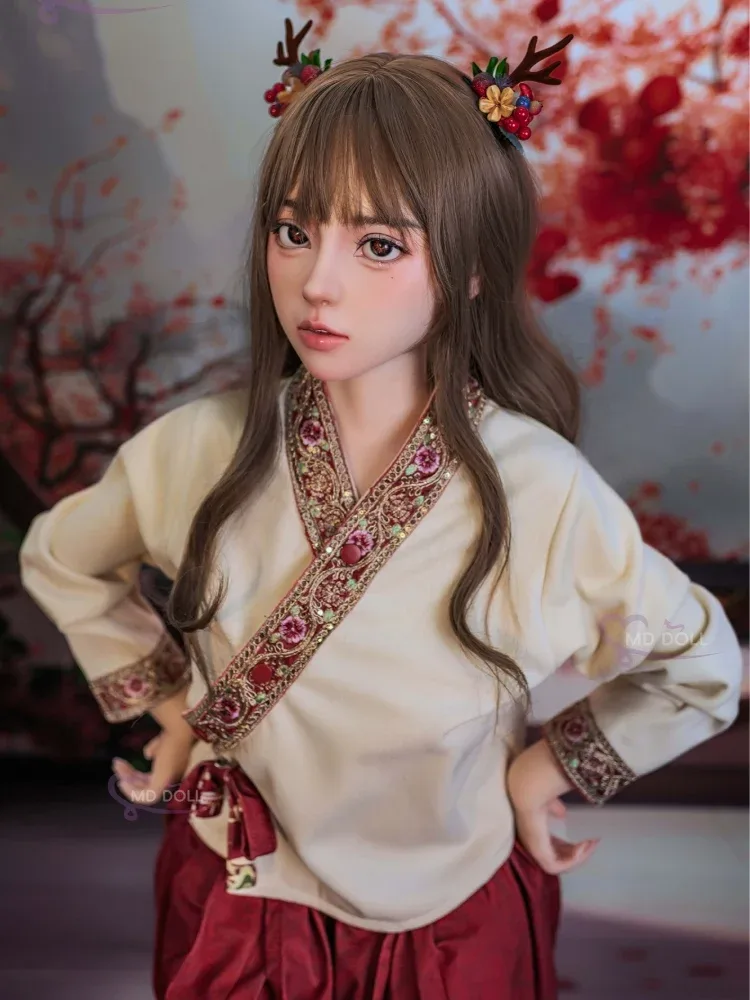 F8077-150cm\/5ft-27kg M15 Medium Chest Chinese Silicone Sex Doll | MD Doll