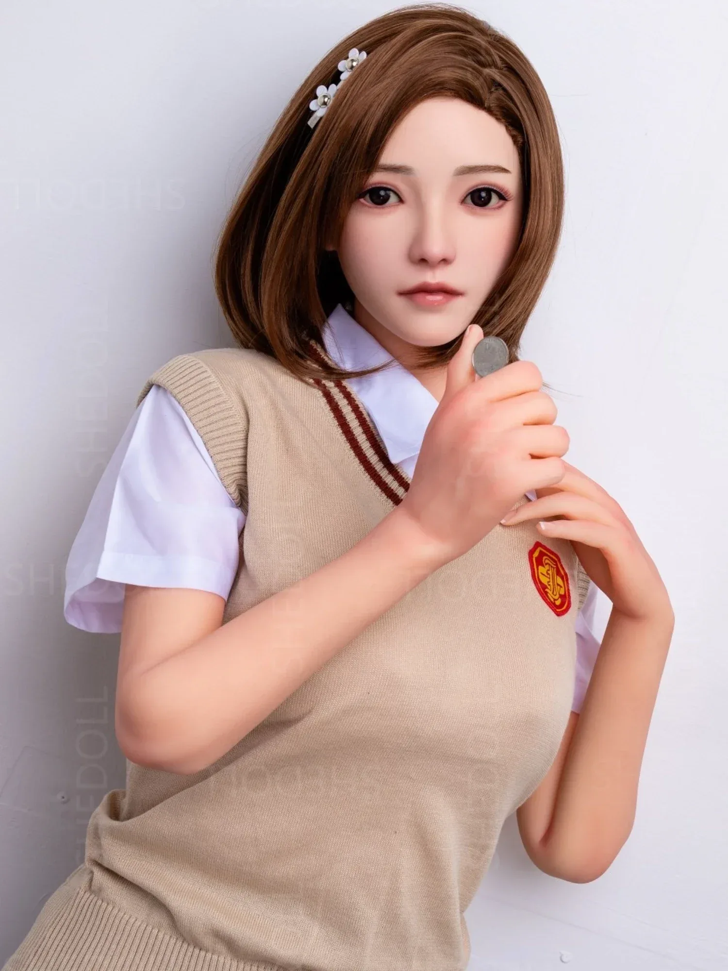 F5887—158cm\/5ft2-38kg C Cup Asian Silicone Head TPE Body Sex Doll | SHEDOLL view 5