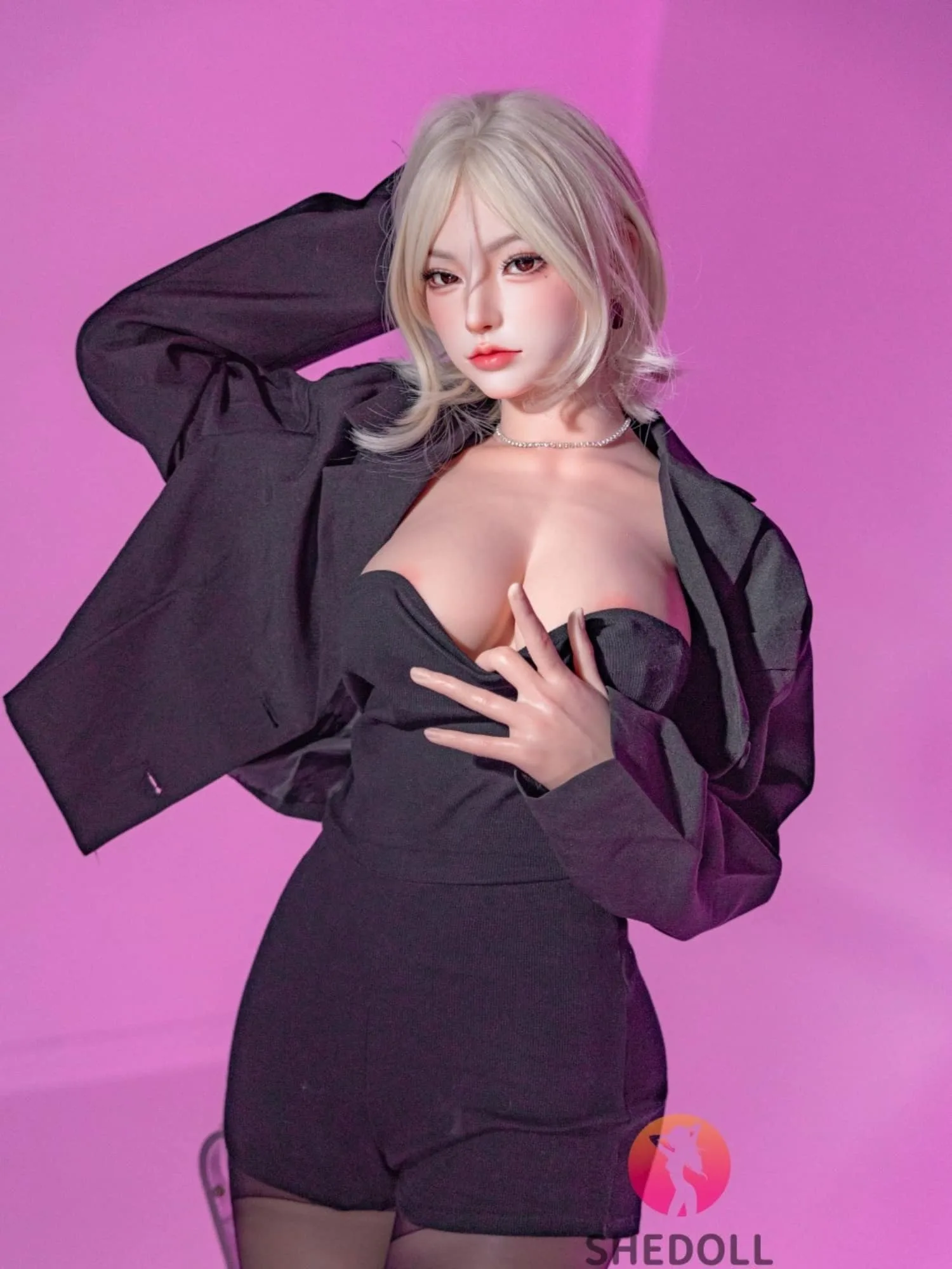 F6056—168cm\/5ft5-47kg D Cup Asian Silicone Sex Doll | SHEDOLL view 8