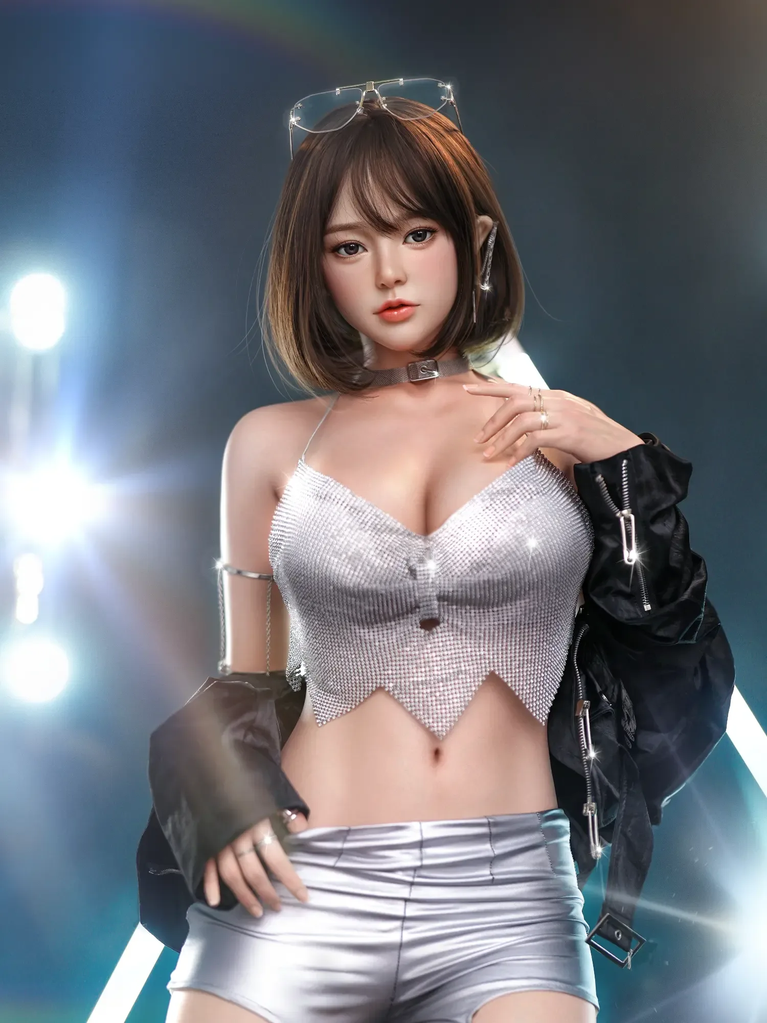 F4842- 163cm(5ft4)-35kg E Cup Silicone Japanese Idol Sex Doll – Celebrity Lookalike Love Doll丨Doll senior view 8