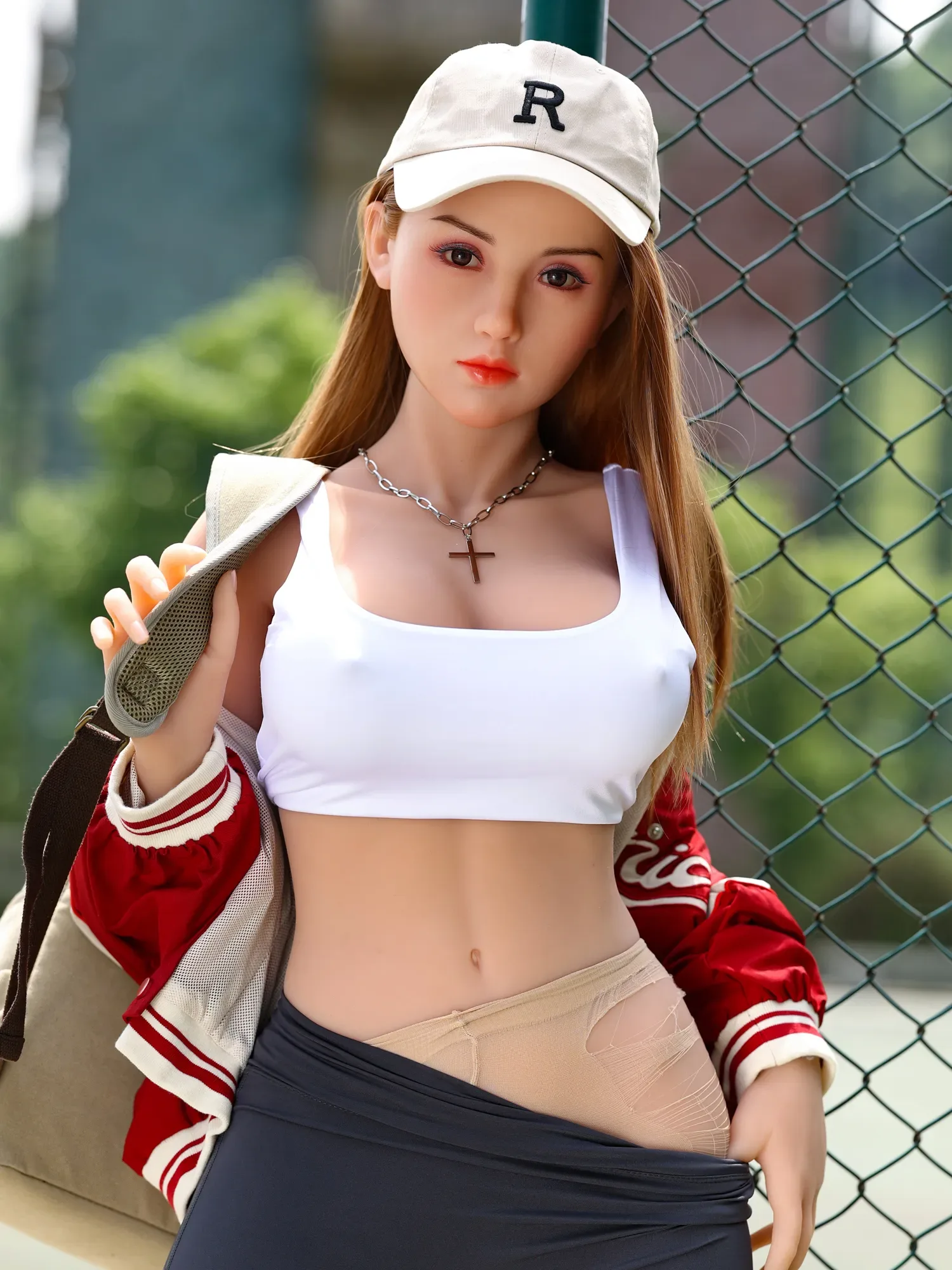 F3817-155cm\/5ft1 41.5kg H Cup Big Boobs Exquisite Asian Silicone Head Sex Doll | HR Doll view 2