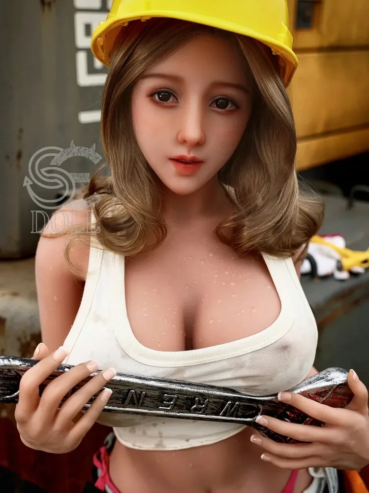 F807—157cm(5ft1)-35kg Monica H Cup TPE Full Size Curved Sexy Girl Sex Doll | SE Doll view 3