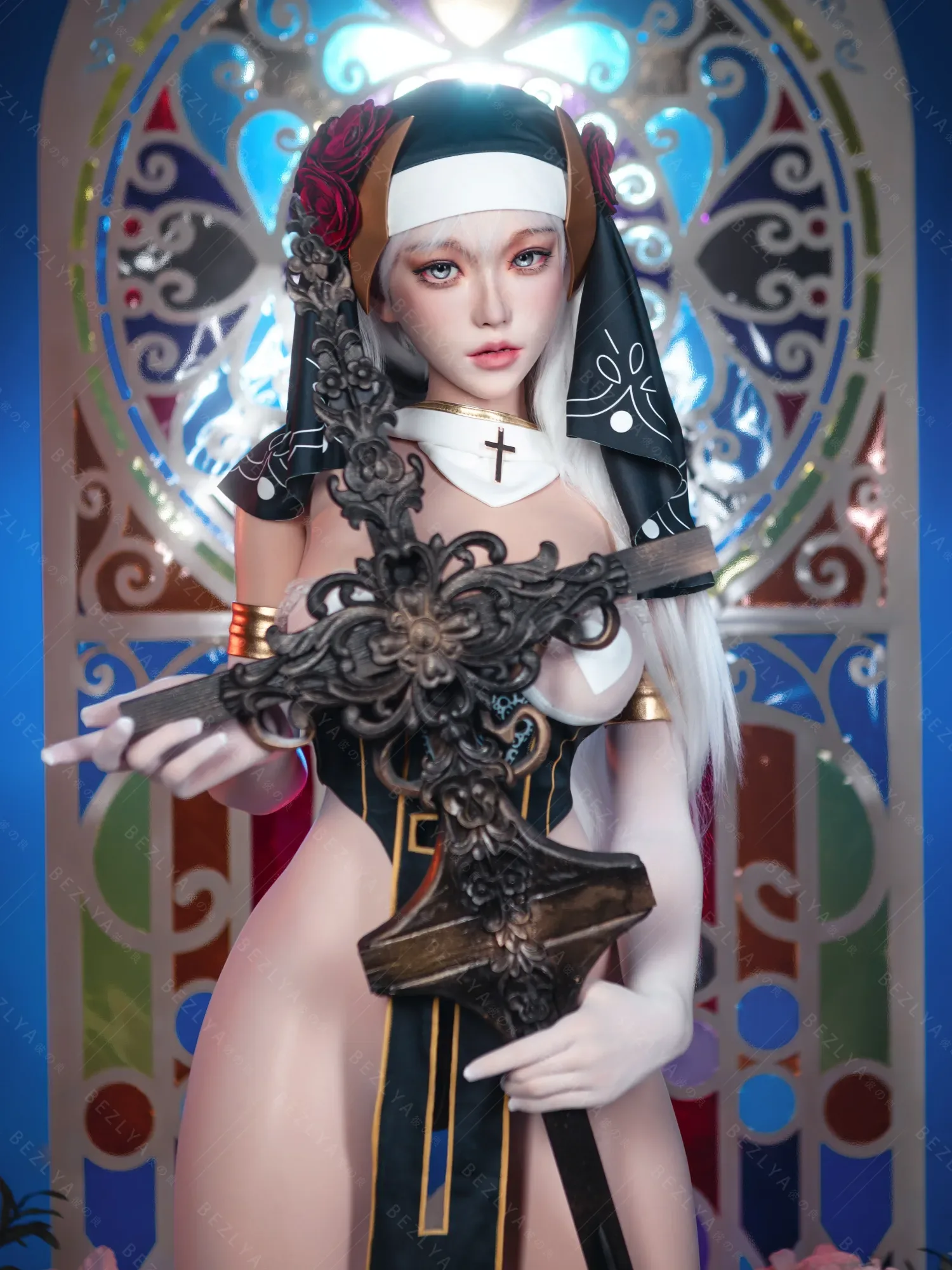 F5934-155Mcm(5.1ft)-38kg 2.2cf E Cup Mini ROS Silicone Japanese Mini Sex Doll Anime |AITIA Doll view 6