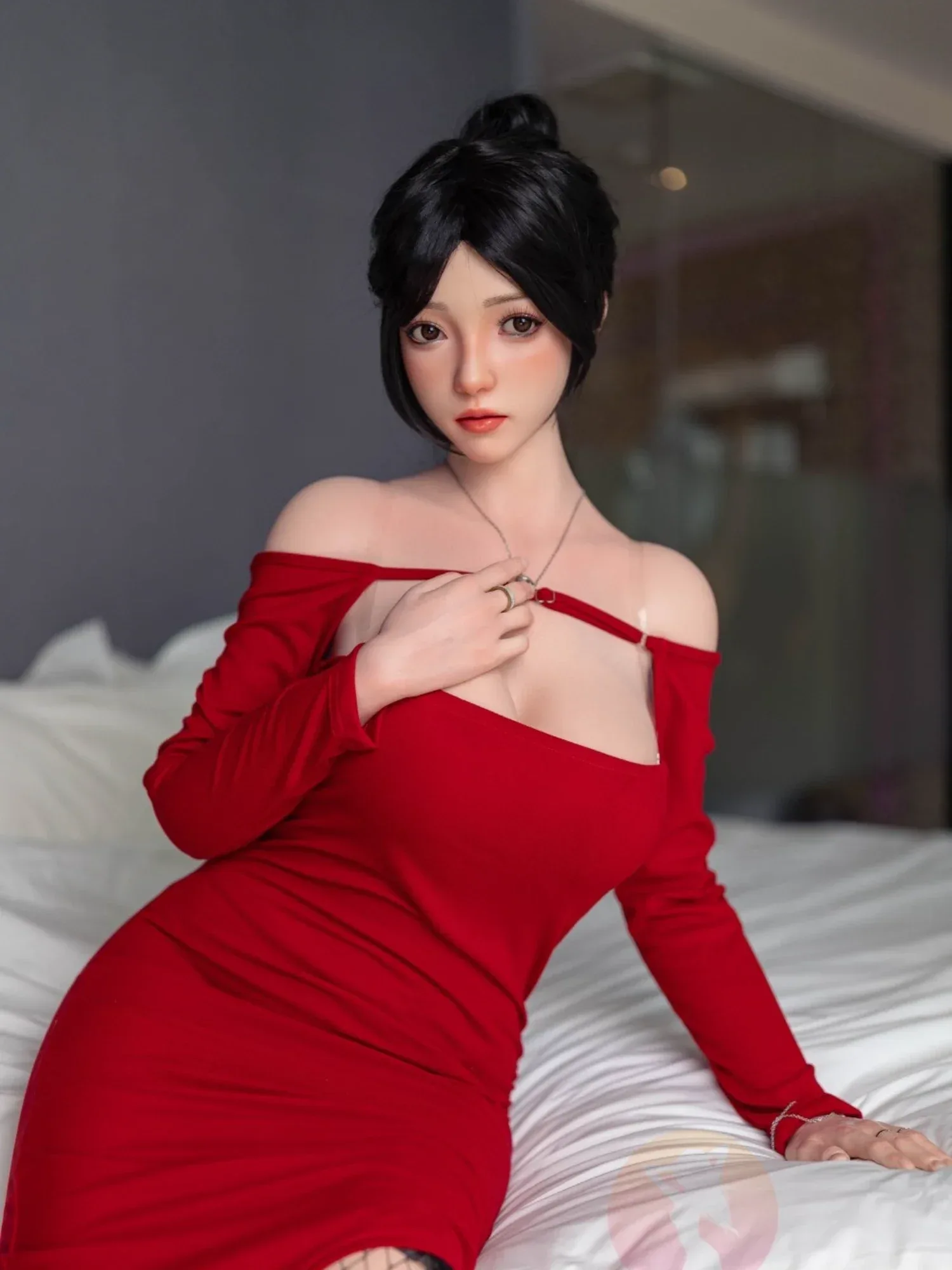 F6037—165cm\/5ft4-56kg E Cup Asian ROS Silicone Sex Doll | SHEDOLL view 6