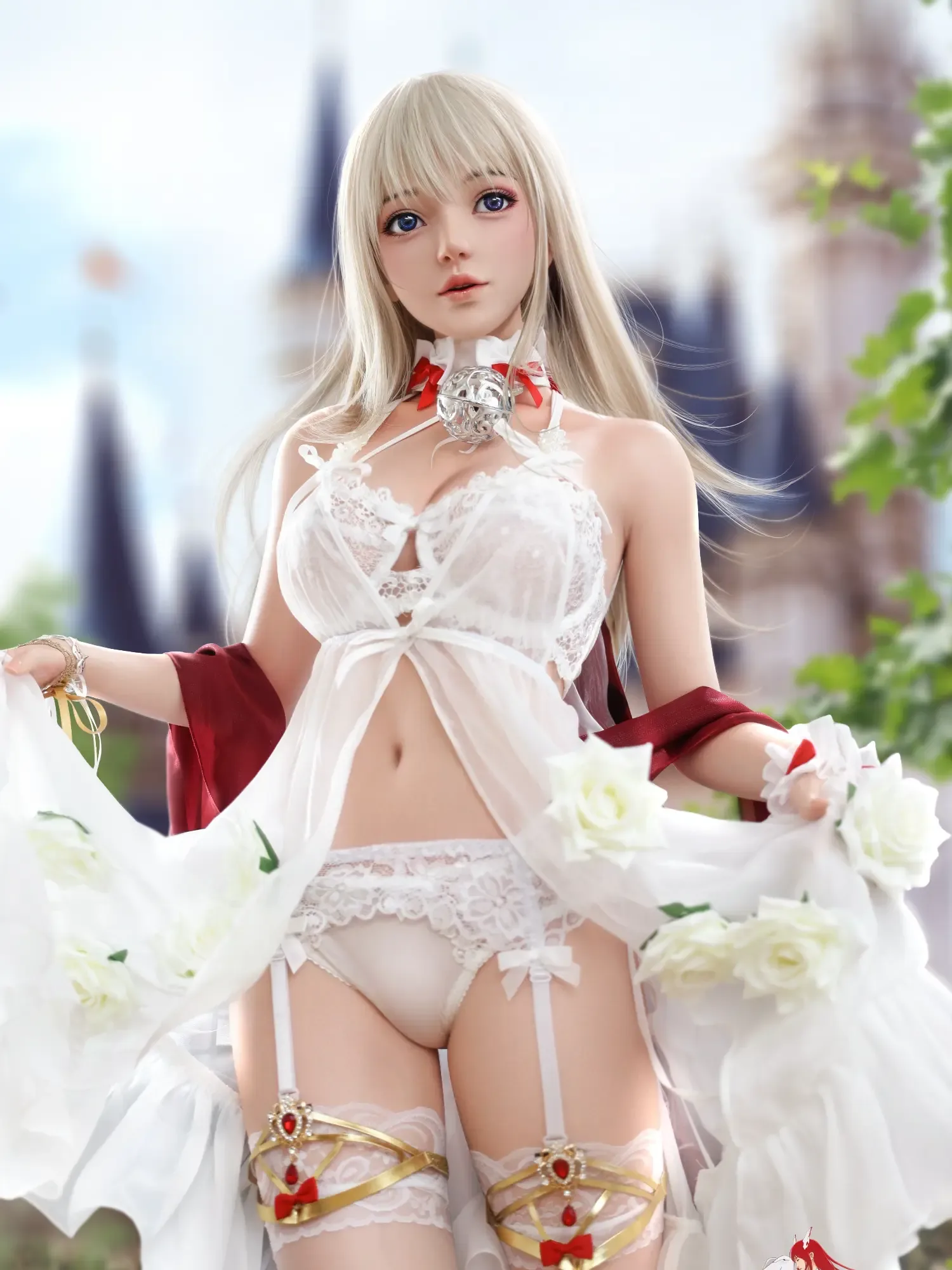 F4847- 150cm(4ft11)-25kg D Cup Silicone ROS Asian Japanese Anime Sex Doll丨Doll senior view 12