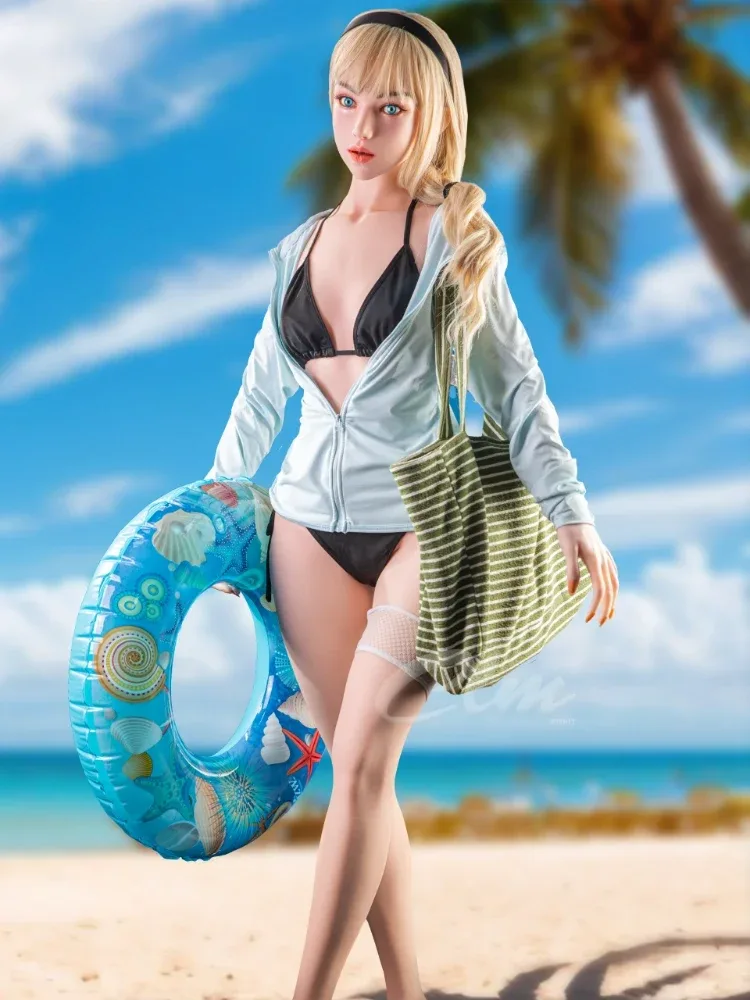 F2317-157cm(5.15ft)-35kg D Cup Gali Flat Cheast Realistic Teen Silicone Sex Doll丨Climax Doll Ultra view 6