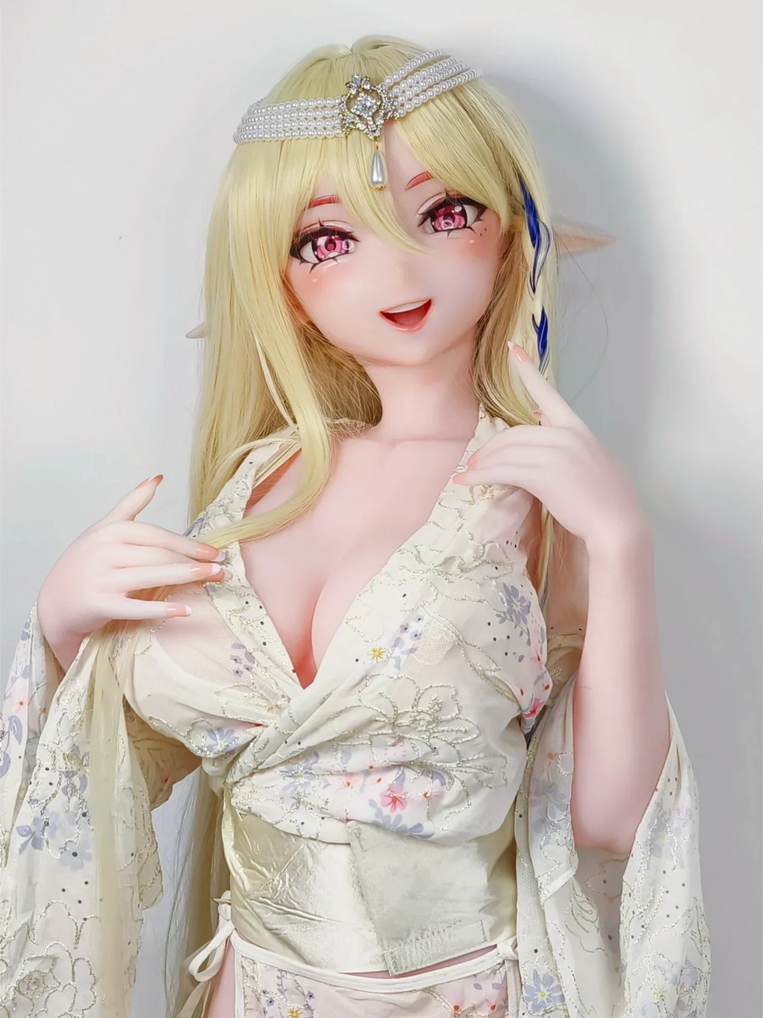 F9252-150cm\/5ft-27.5kg Silicone Head Anime life size sex doll | Elsa Babe