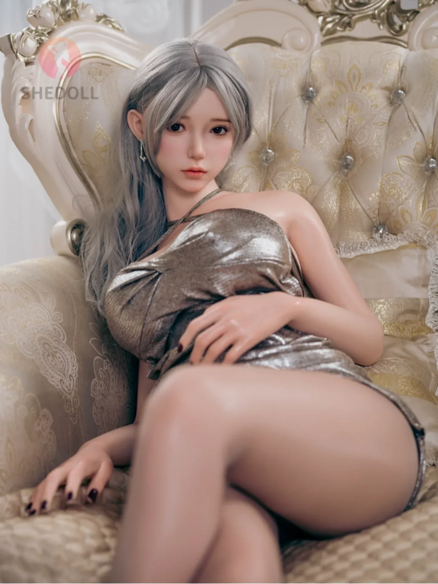 F6027—163cm\/5ft4-51kg H Cup Asian ROS Silicone Sex Doll | SHEDOLL view 2