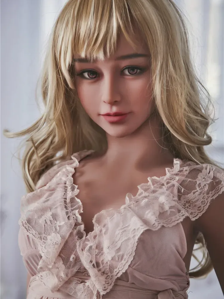 F157-155cm Small Tits B Cup Blonde Girl Curvy Teen TPE Sex Doll丨Irontech Doll view 3