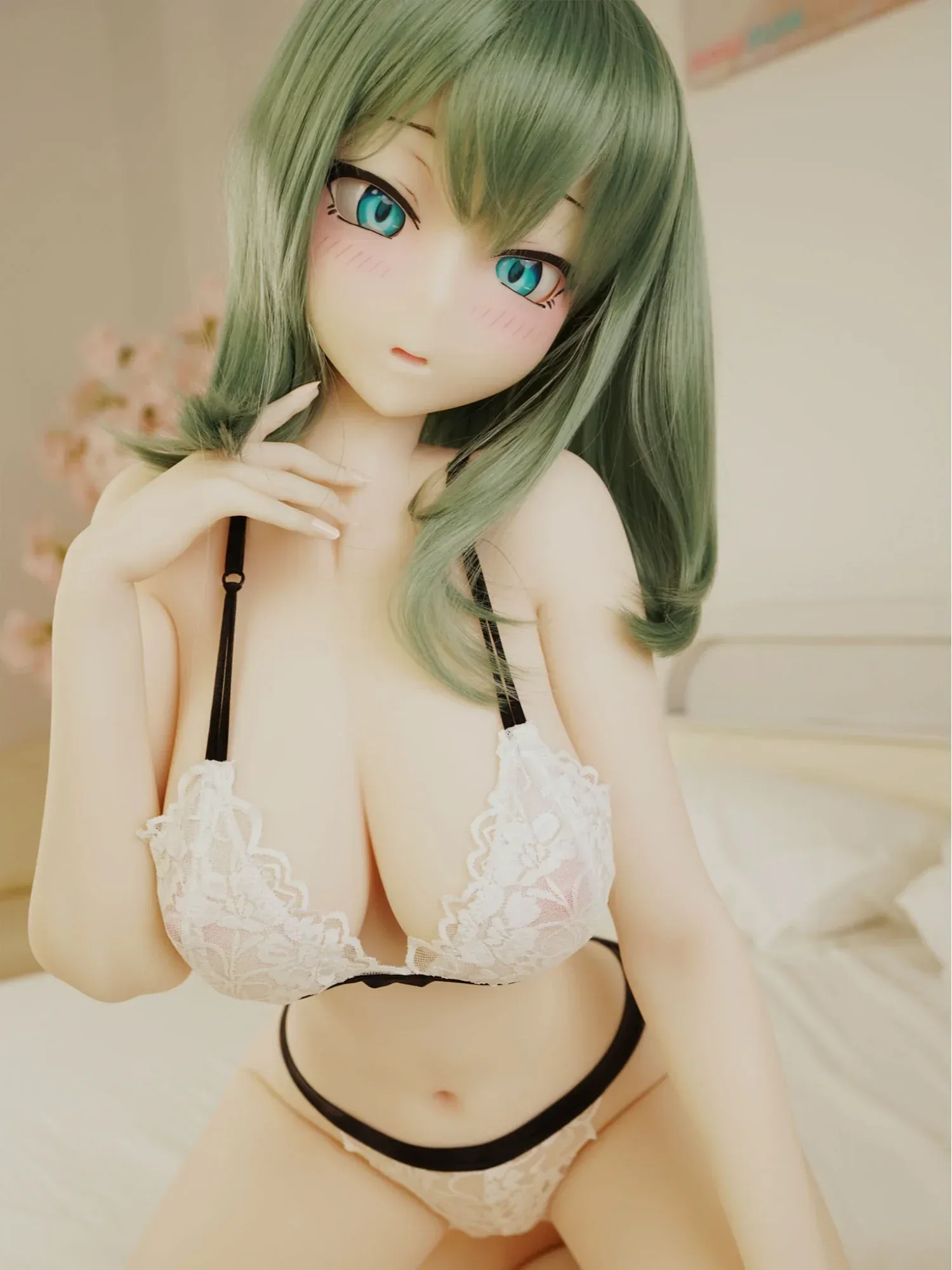 F5726-150cm(4ft9)-29kg Anna F Cup S-TPE Animes Gel filled Hentai Sex Doll | IROKEBIJIN Doll view 6