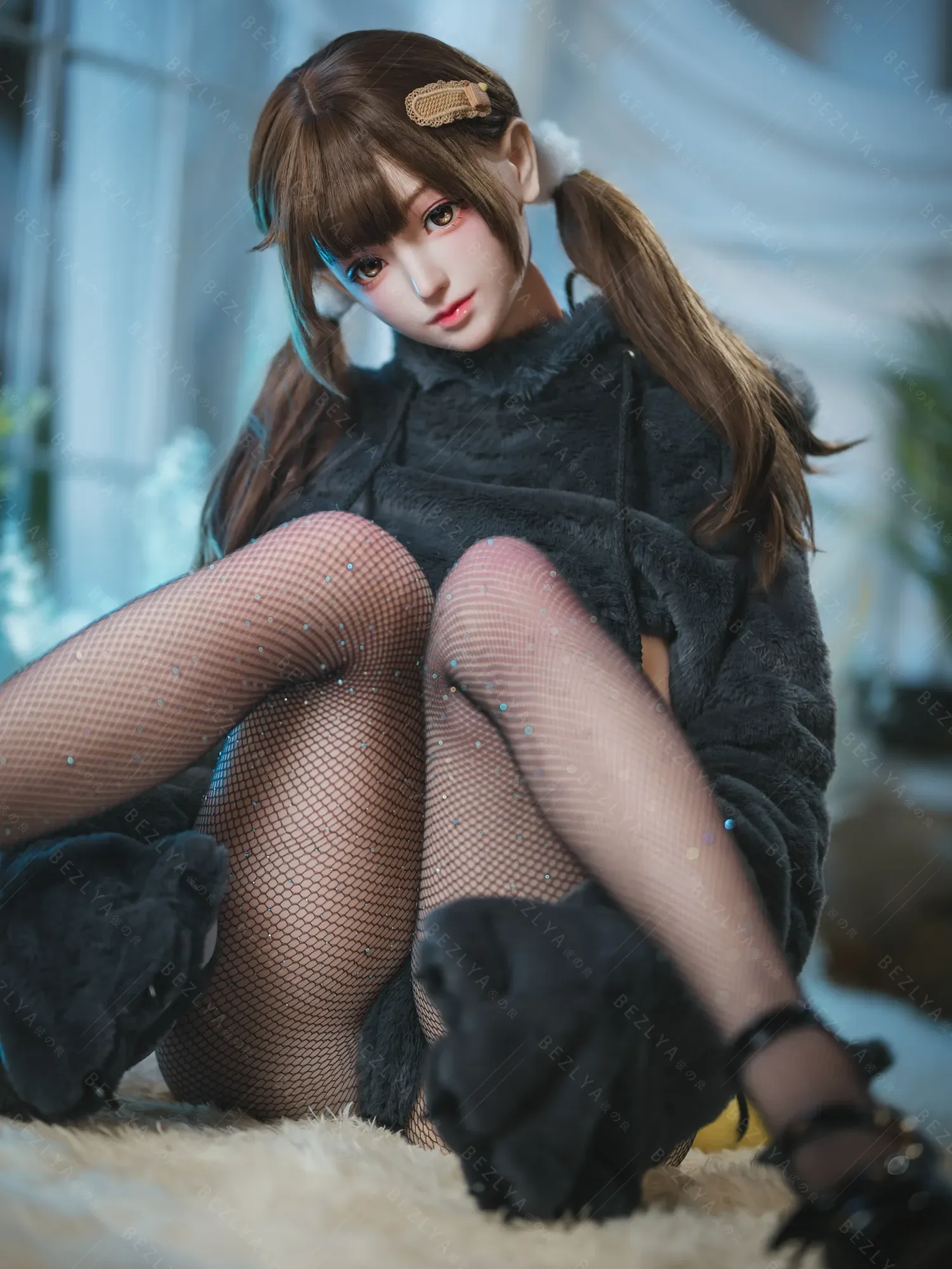 F4699-155Mcm(5.1ft)-40kg 2.0+ G Cup Mini Silicone Head Asian Chinese Sex Doll|Bezlya Doll view 6
