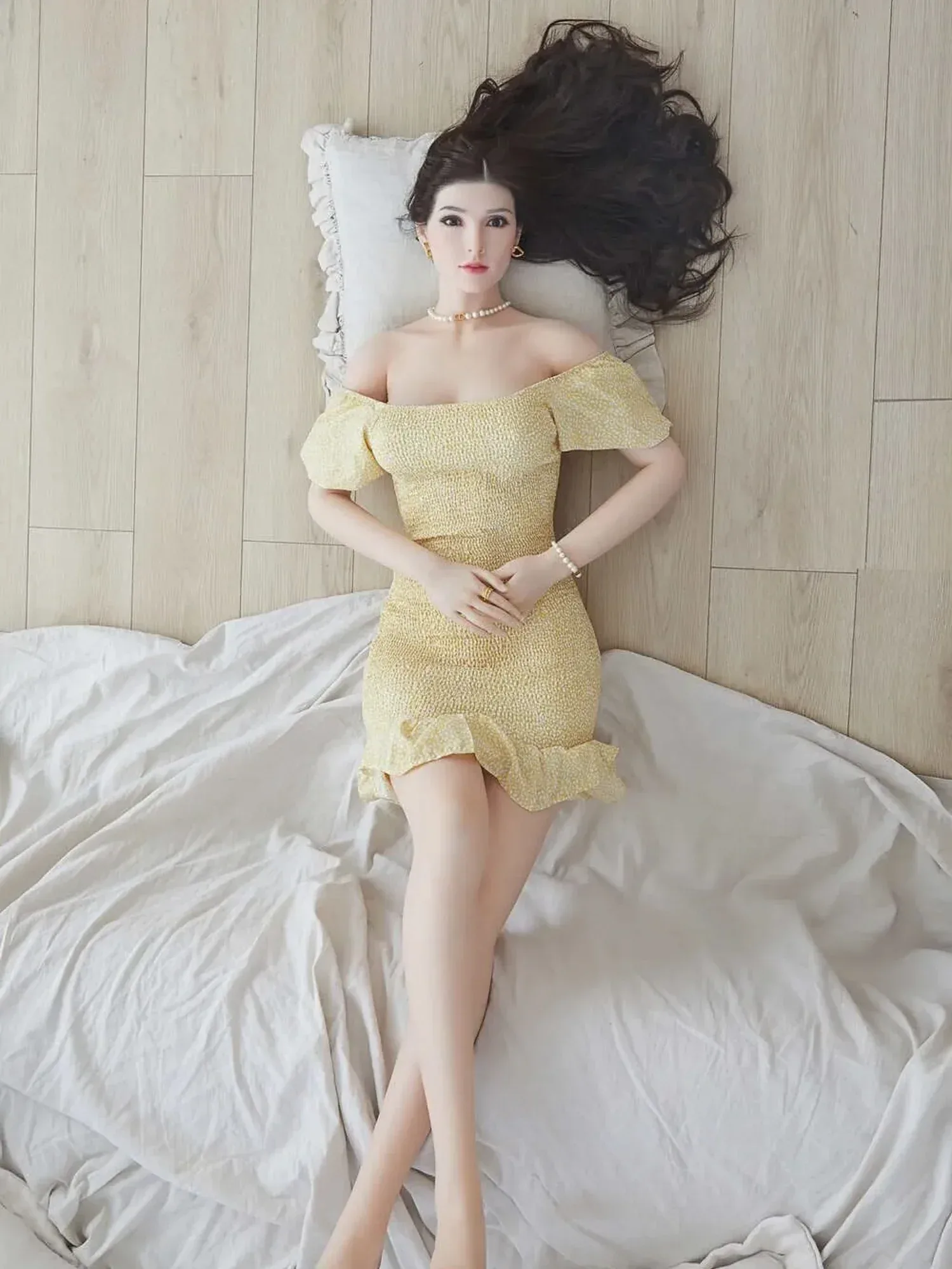F3670—165cm\/5ft4(35kg) Collins H Cup Silicone Big Breasts Sexy Curves Sex Doll | CST Doll view 6