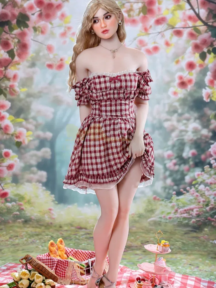 F2356-162cm(5.3ft)\/42.5kg A Cup Human Skin Texture Silicone Head TPE Sex Doll|Irontech Doll view 8