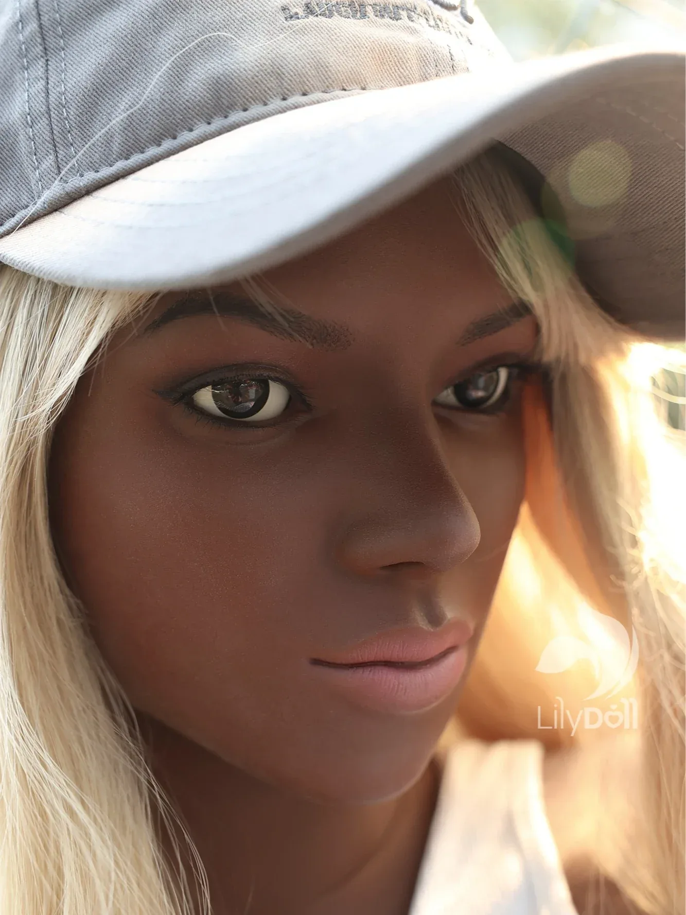 F7568—157cm\/5ft2-54kg K Cup TPE Body + Silicone Head Black BBW Sex Doll | LilyDoll view 5