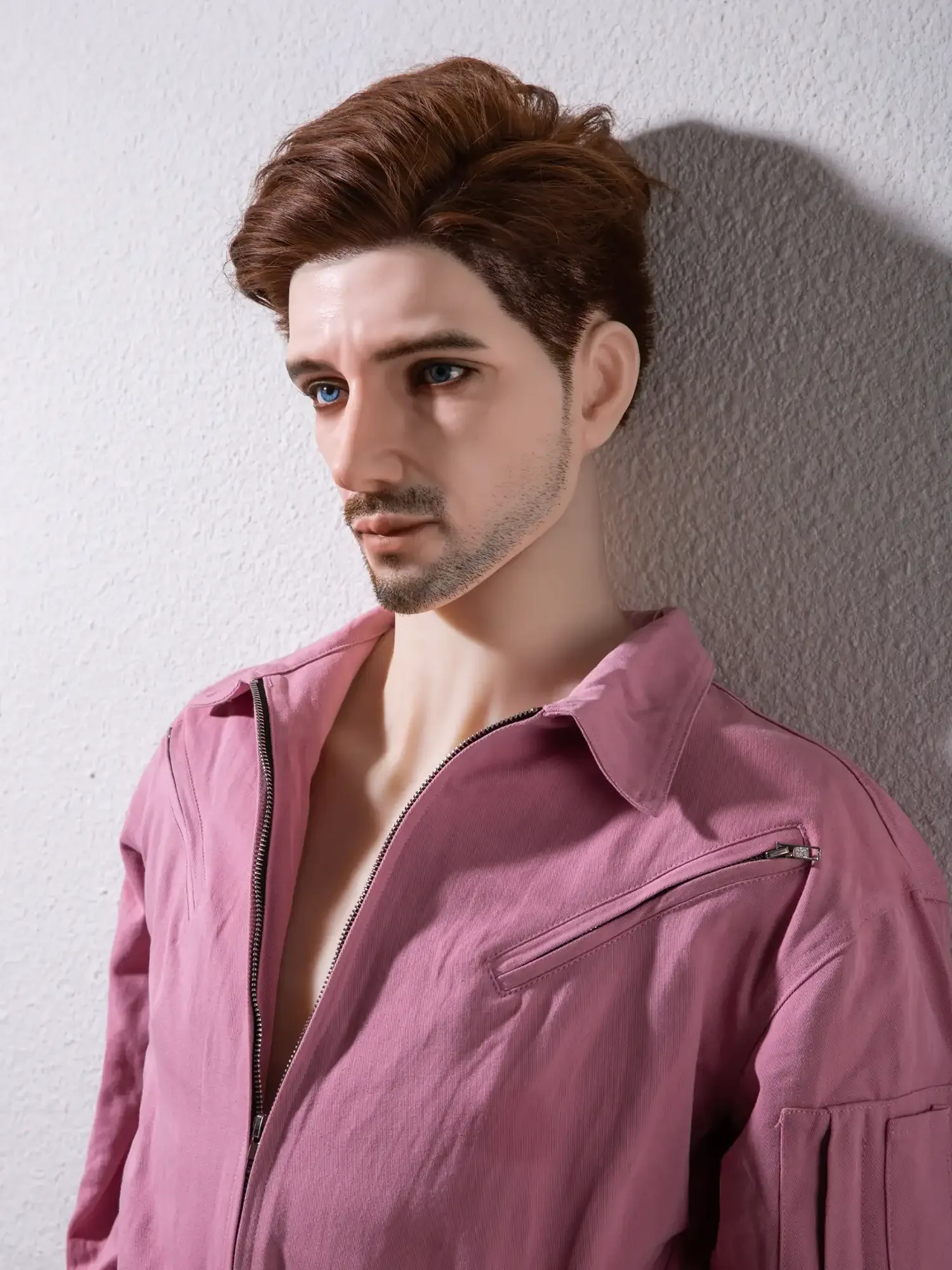 F4609-175cm\/5ft9-58kg Femboy Sex Doll Realistic Silicone Head Male - Qita doll view 6