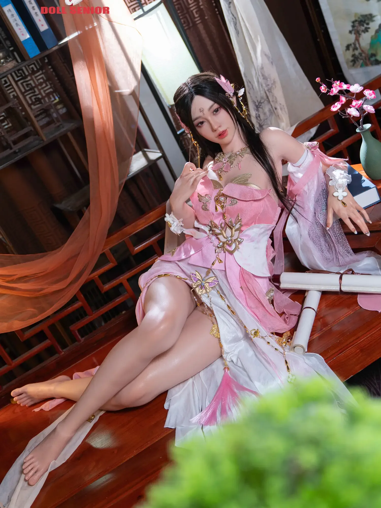 F5678- 165cm(5ft4)-35kg B Cup Silicone ROS Best Flat Chest Chinese Sex Doll丨Doll senior view 6