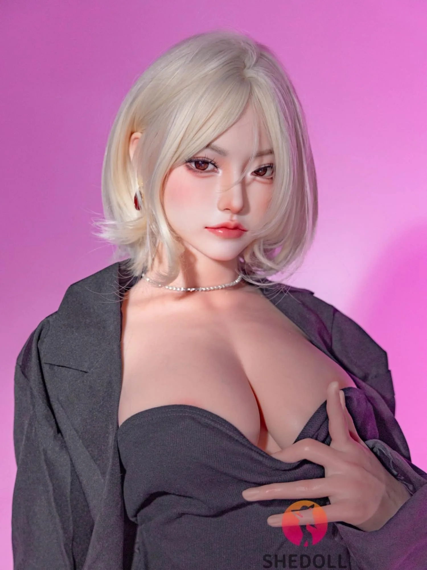F6056—168cm\/5ft5-47kg D Cup Asian Silicone Sex Doll | SHEDOLL
