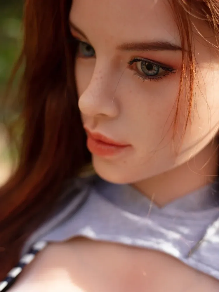 F1592k-172cm\/5ft6 F Cup Redhead Full Body Silicone sex dolls full size【IN Stock US】|Starpery Doll view 6