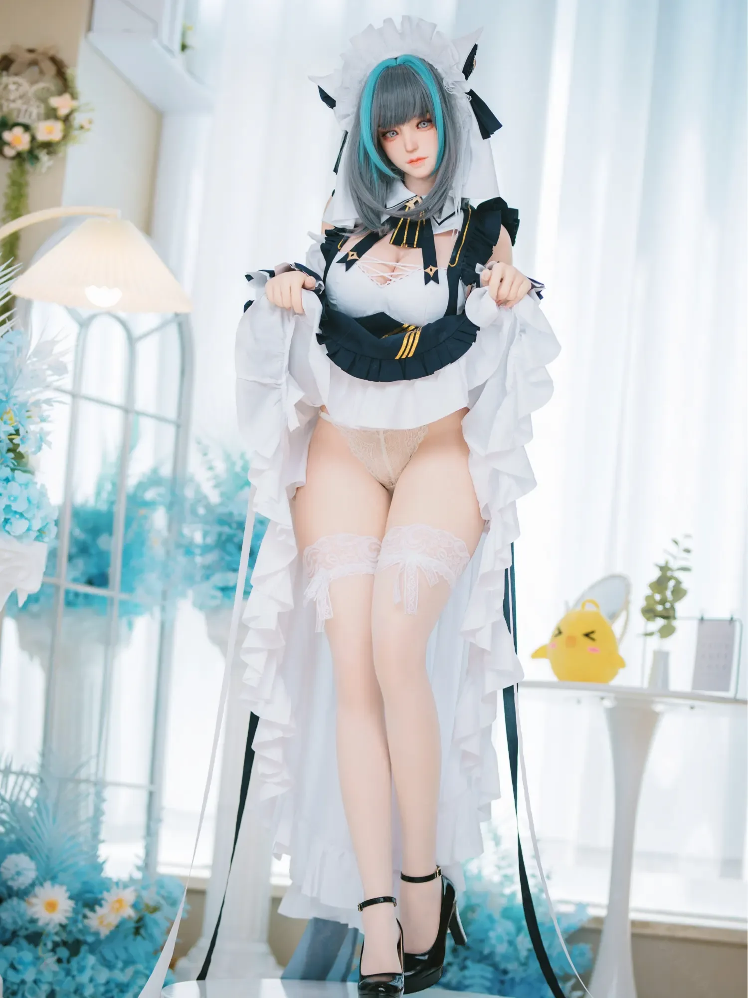 F4789-155Mcm(5.1ft)-38kg 2.2cf E Cup Mini ROS Silicone Anime Asian Adult Chinese Sex Doll|AITIA Doll view 2
