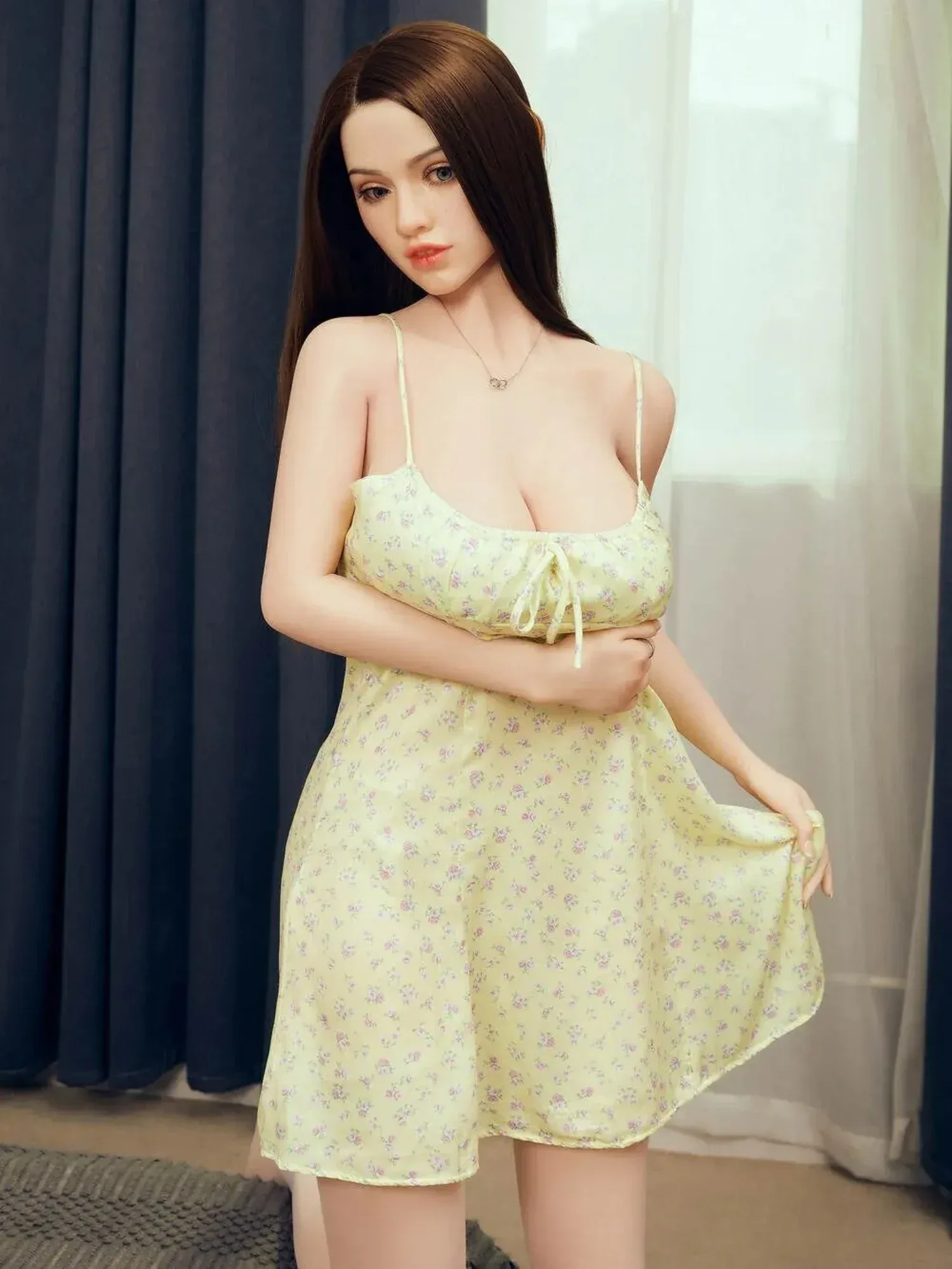 F3661-160cm\/5ft3(33kg) Chad F Cup Silicone Sexy Beauty Sex Doll | CST Doll