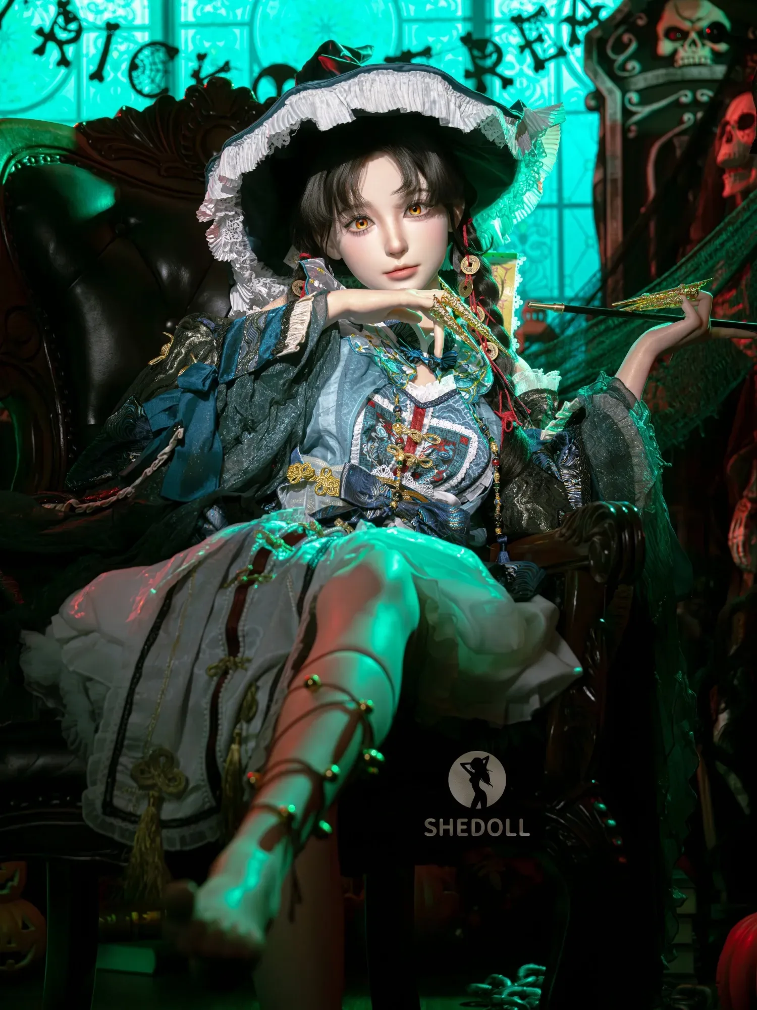 F6205—160cm\/5.3ft-43kg C Cup Asian ROS Silicone Sex Doll Halloween - SHEDOLL view 2