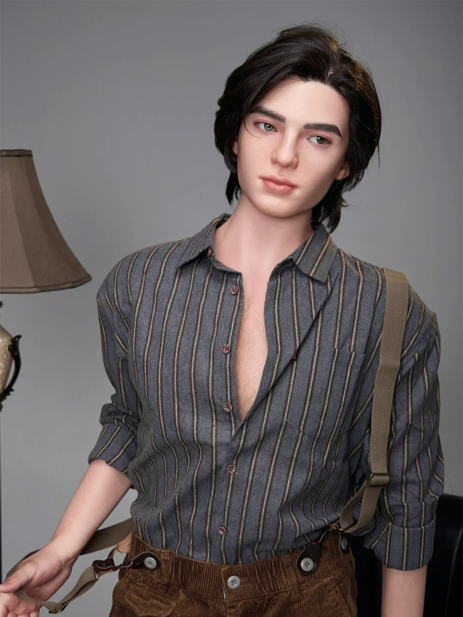 F4579-170cm\/5ft7-38kg Silicone Femboy  toy  masturbator Sex With Male Sex Doll-Irontech Doll view 5