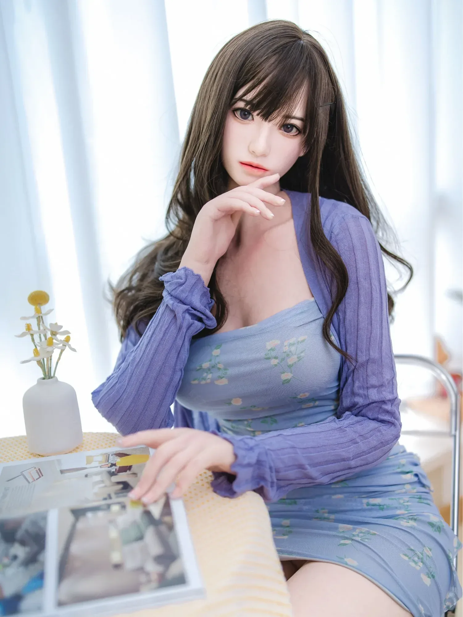 F4805-162cm(5.4ft)-39.5kg 2.2u B Cup Asian Sex Doll of Premium Japanese Sex Doll with 3 Love Holes |AITIA Doll view 6