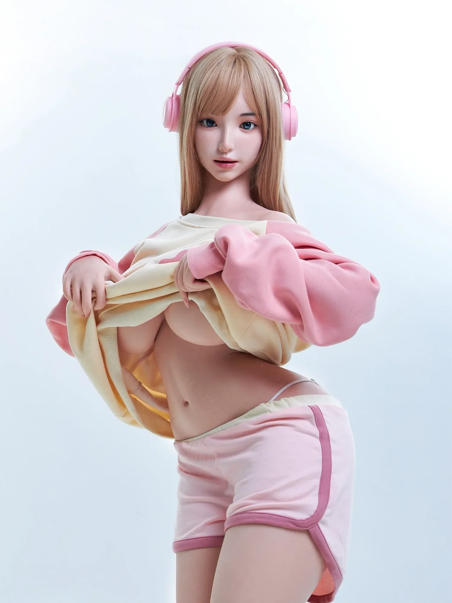 F7112-161cm(5.28ft)-32.8kg 2.1 I Cup Robot Silicone Head Adult Asian Sex Doll|Bezlya Doll view 4