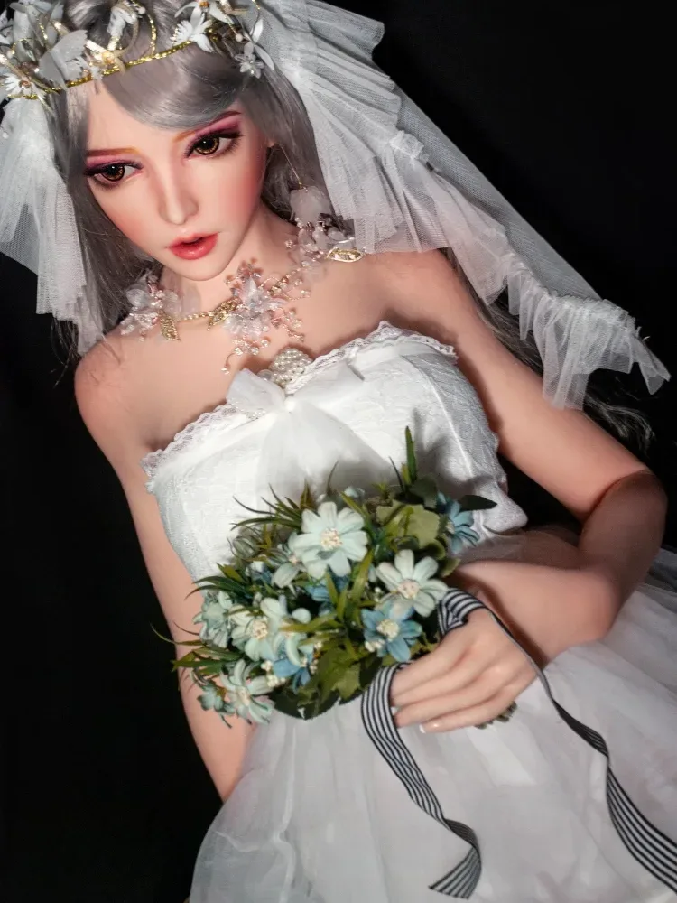 F538-Elsa Babe-150cm\/ 5ft Full Silicone Sexy Anime Sex Dolls view 4