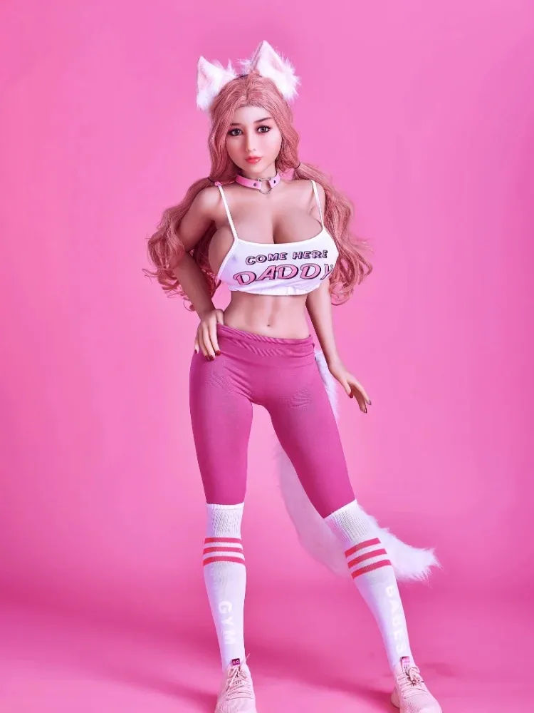 F155-154cm\/5ft1 H Cup Lovely Pink Fox Soft Boobs Anime F cup  TPE Sex Doll |Irontech Doll view 3