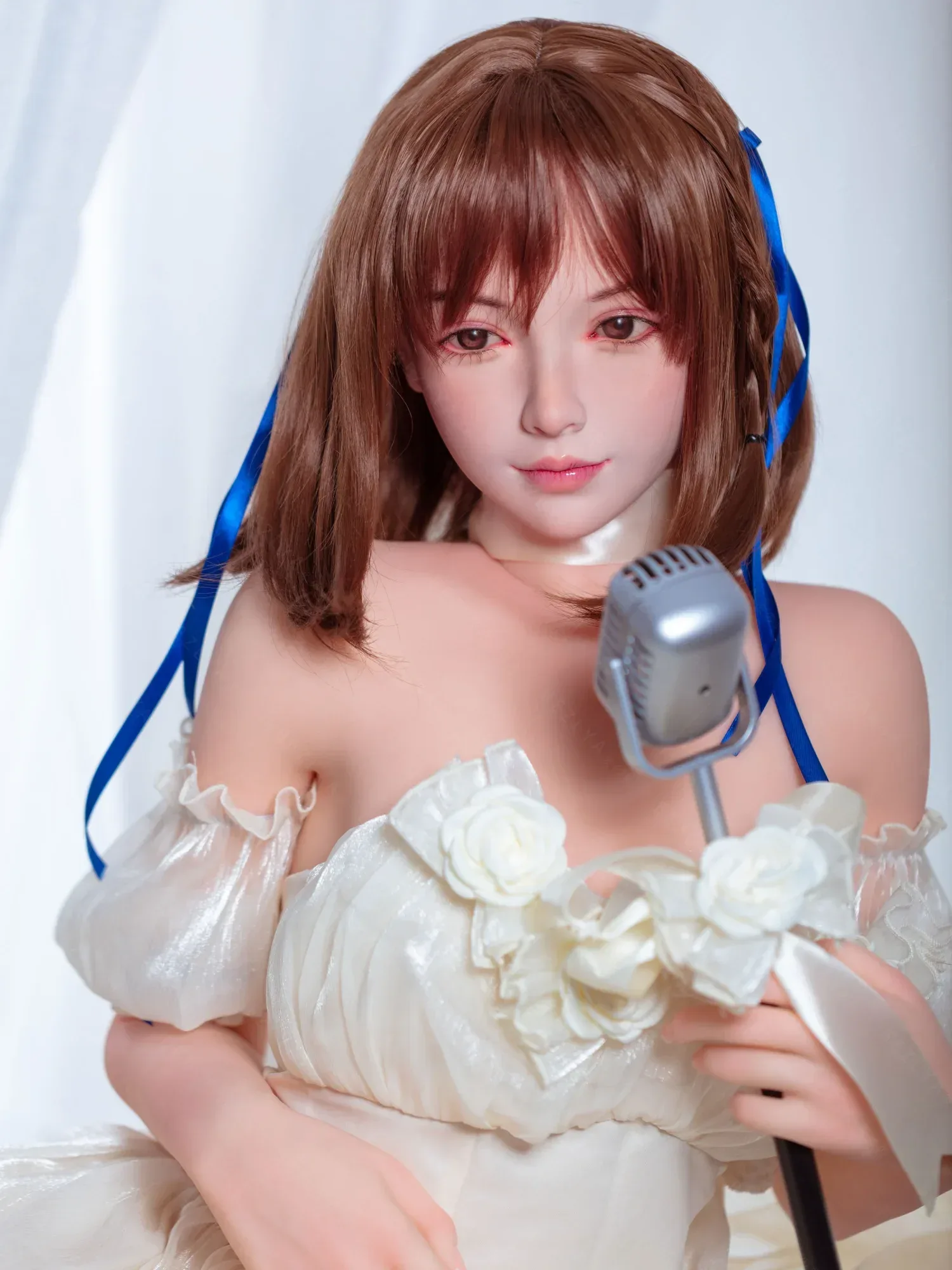 F4752-155Rcm(5.1ft)-37kg 2.0 A Cup Robot Silicone flat chest Asian Chinese Sex Doll|Bezlya Doll view 8