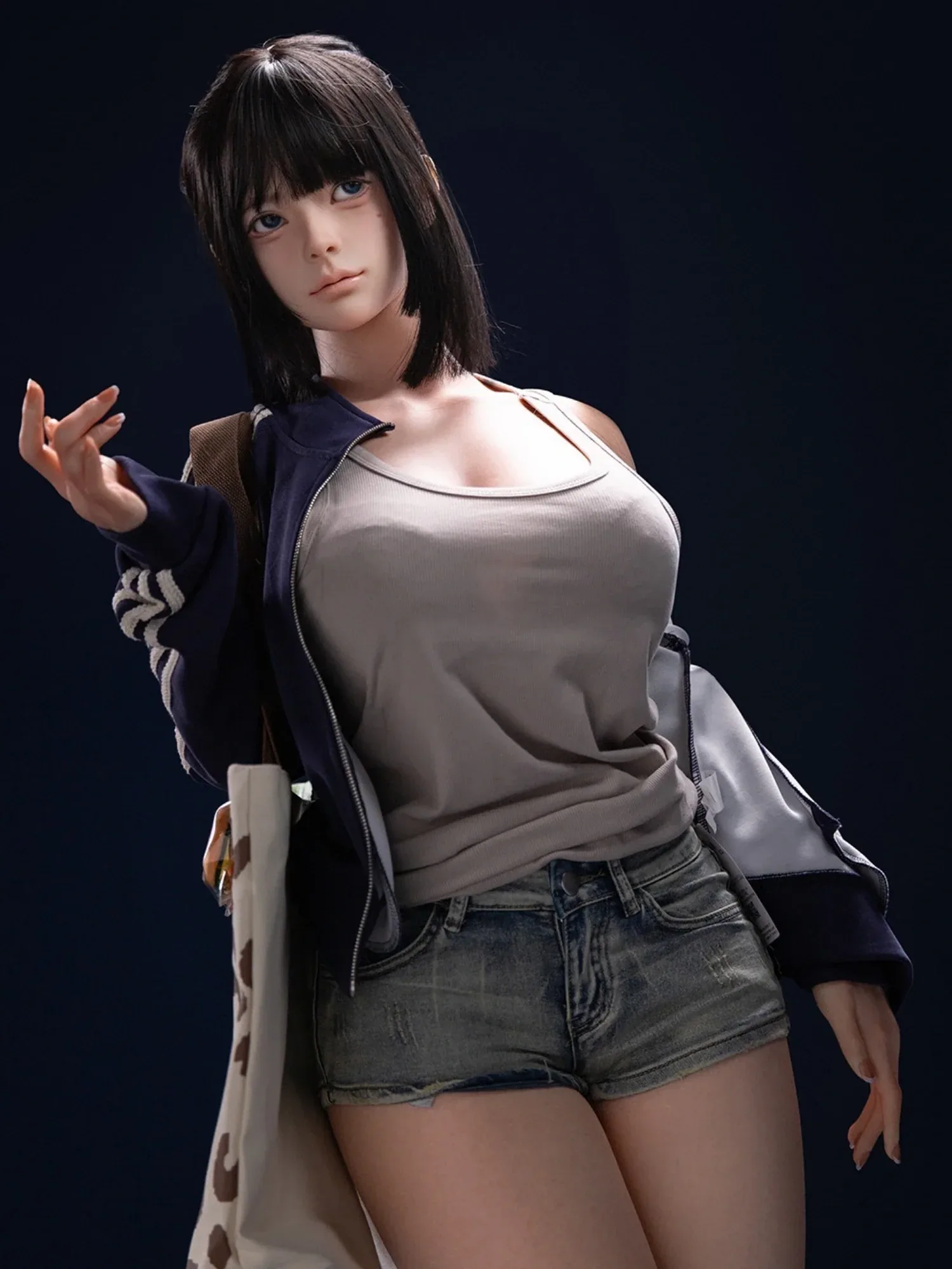 F6230—160cm\/5ft3-31.2kg E Cup Silicone Sex Doll with Large Breasts  | Firefly Diary Max view 8