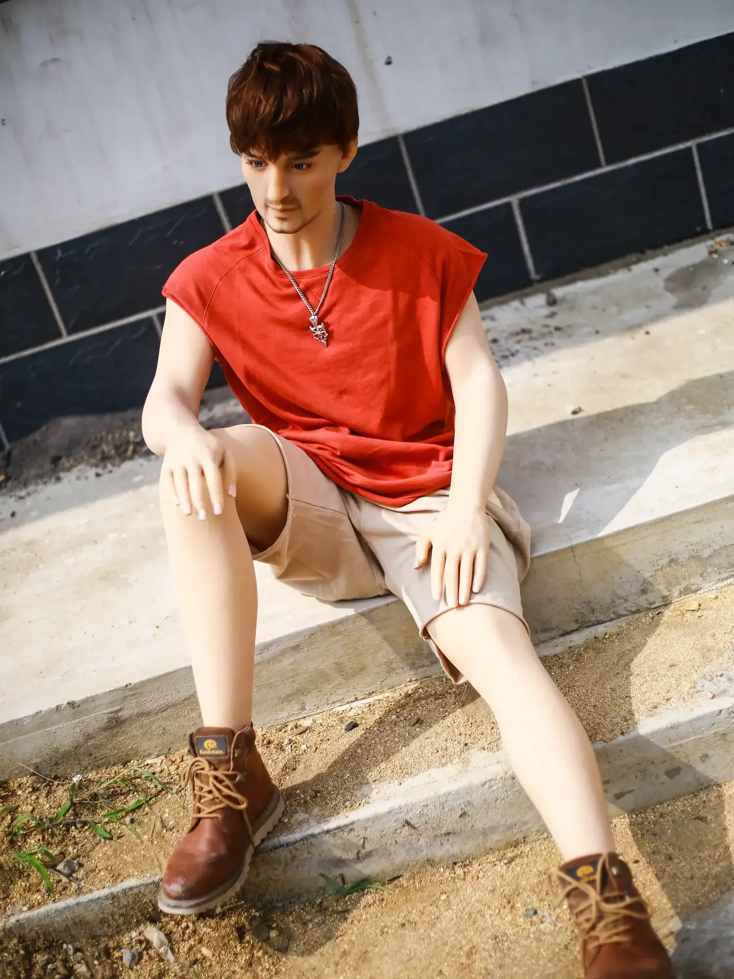 F115-175cm(60kg)  Femboy Real Life Gay Best Male Sex Doll | Qita doll view 5