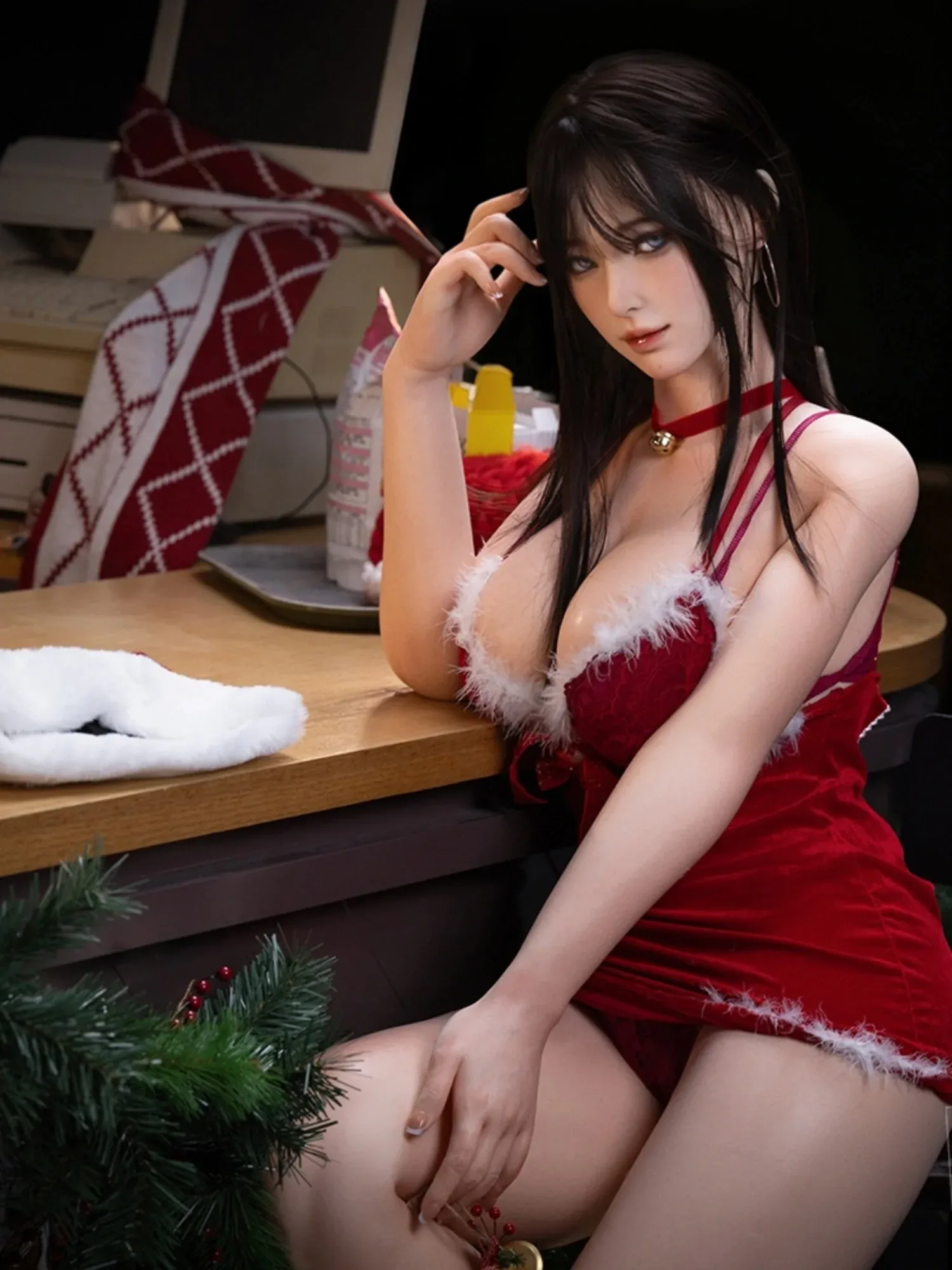 F6261—164cm\/5ft4-30kg G Cup Silicone Christmas Asian Sex Doll  - Firefly Diary view 7