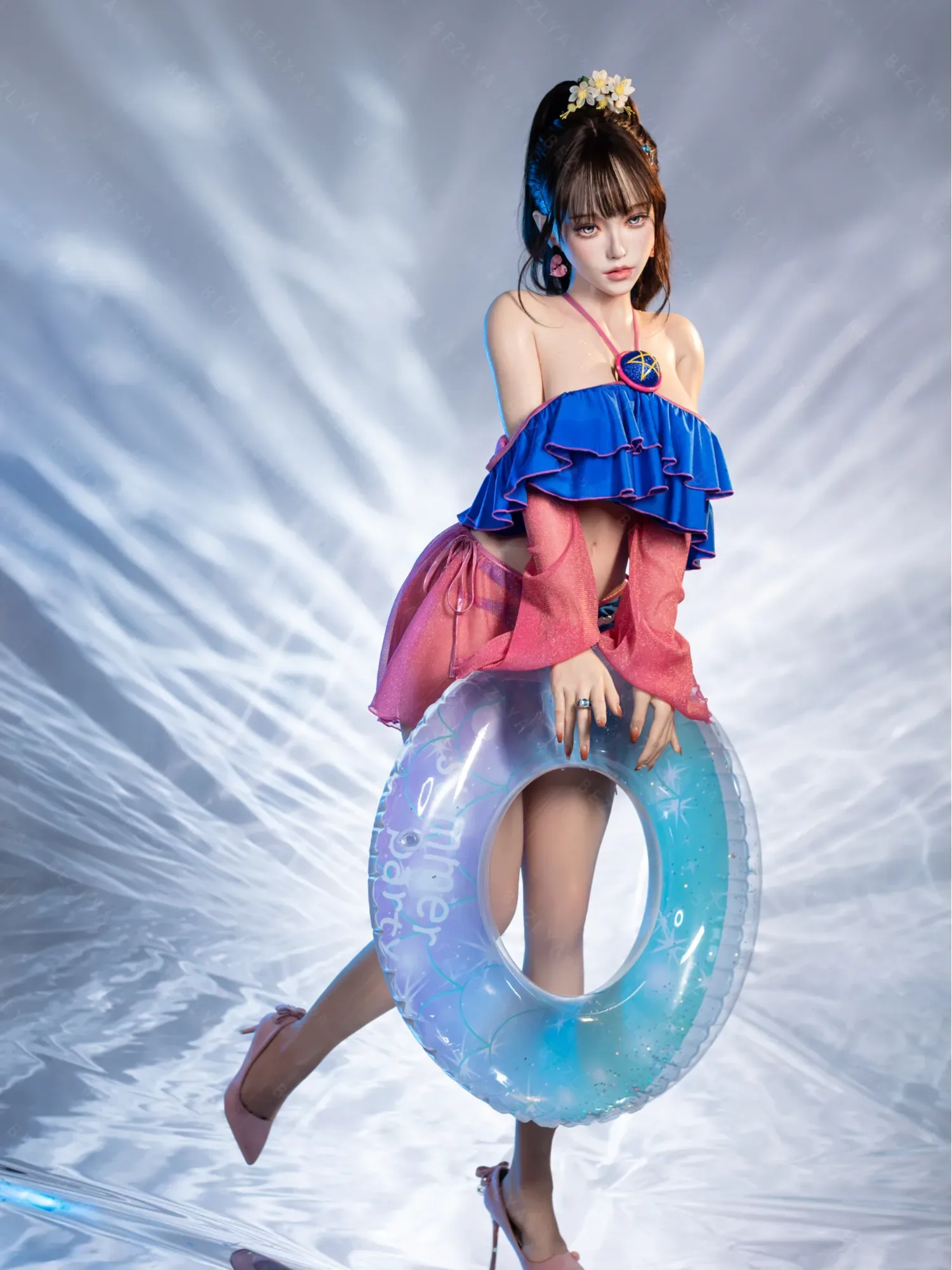 F5933-155Mcm(5.1ft)-38kg 2.2cf E Cup Mini ROS Silicone Asian Anime celebrity Sex Doll|AITIA Doll view 10