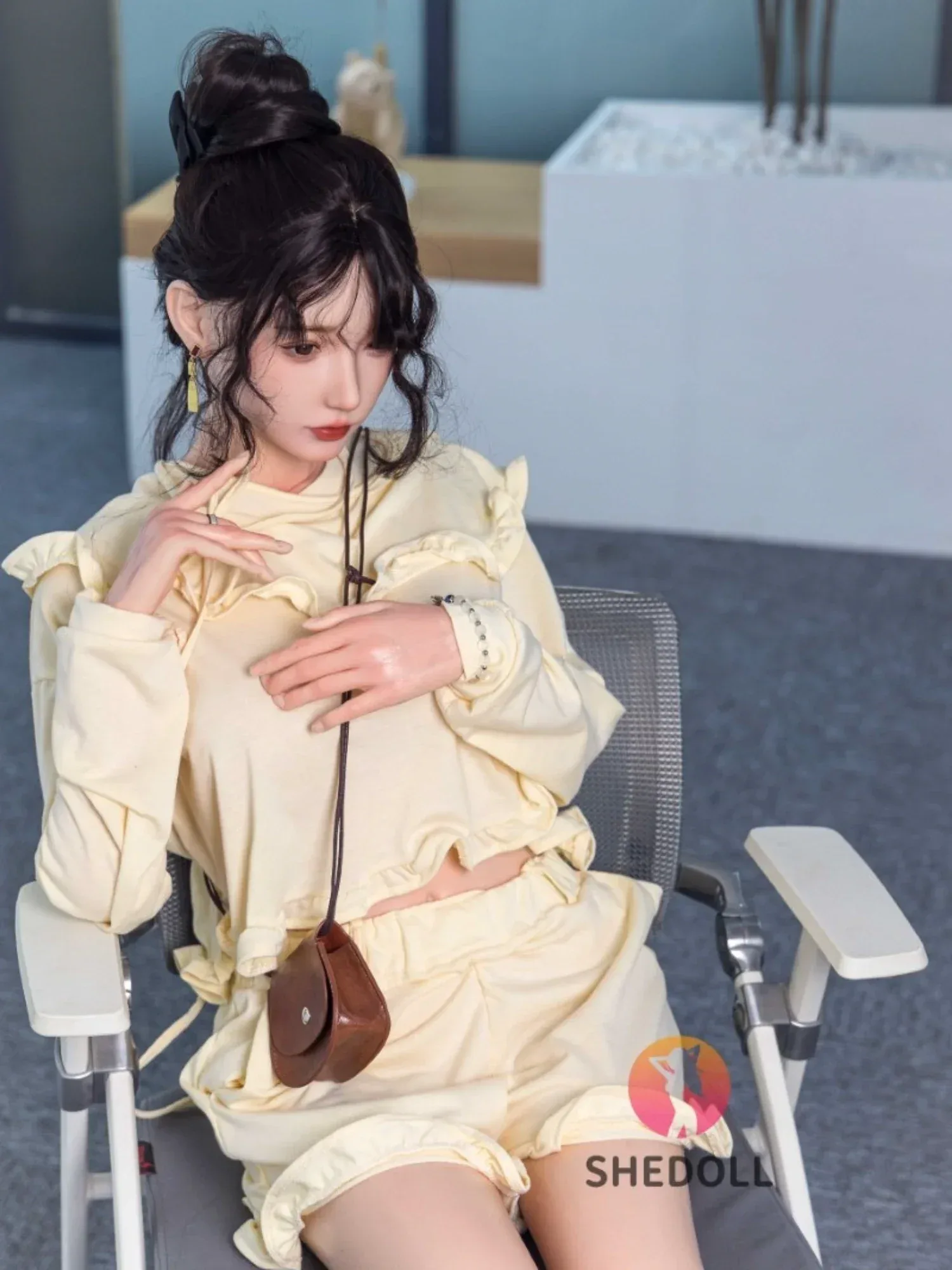 F5895—158cm\/5ft2-47kg C Cup Asian ROS Silicone Sex Doll | SHEDOLL view 5