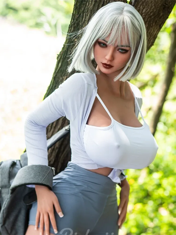 F7561-161cm\/39.6kg ROS Silicone Head TPE Body Full Size Adult Sex Doll Danica | Ridmii