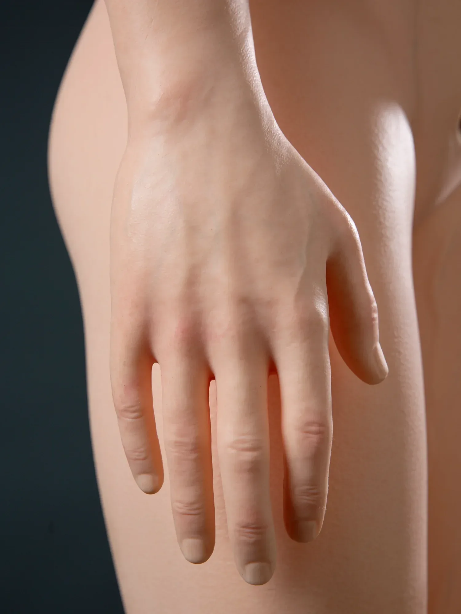F9172-185cm\/6ft1-41kg Silicone Twink Life Size Femboy Male Sex Doll with 8.27\" Dildo | Qita doll view 10