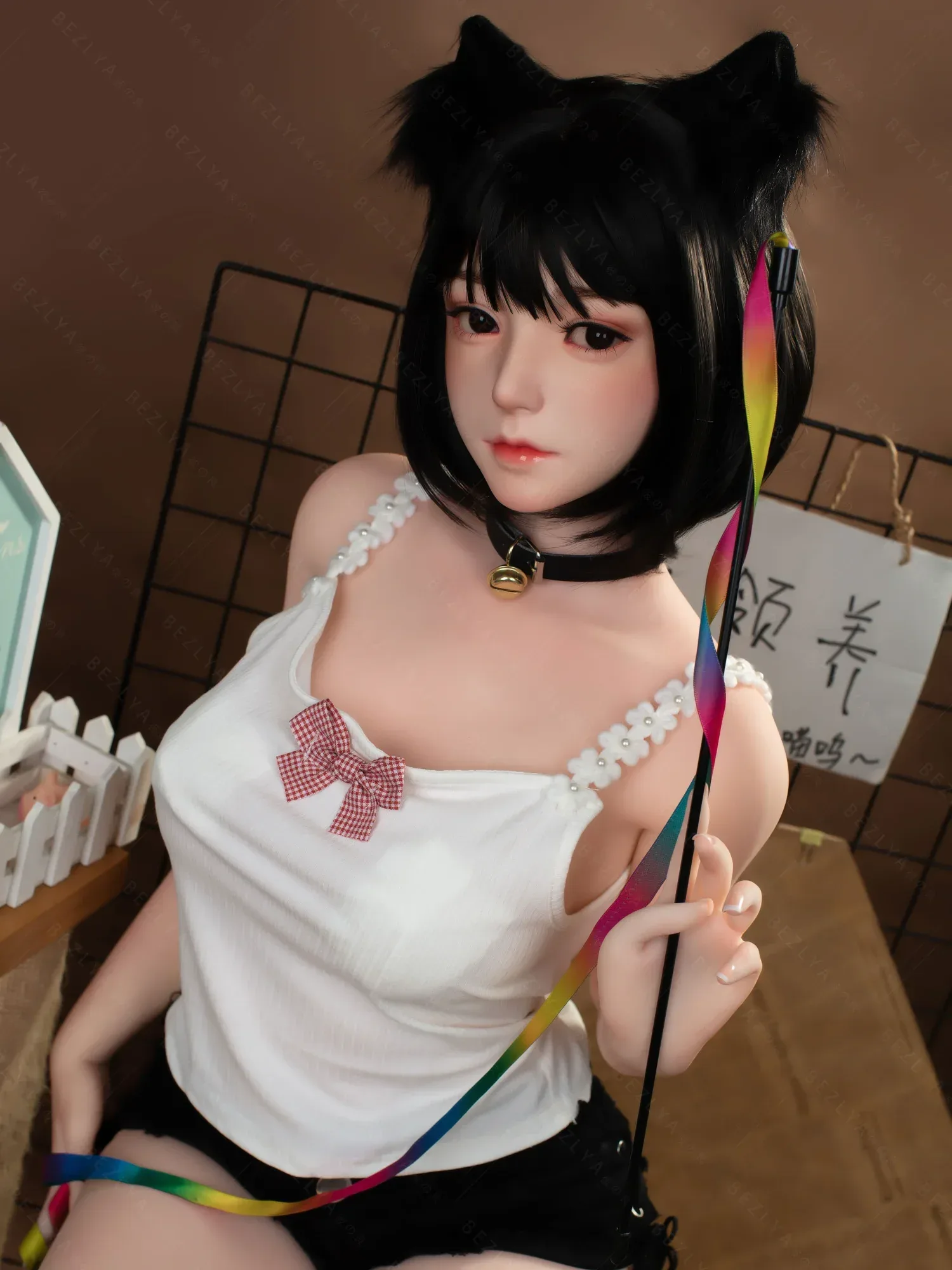 F4705-160cm(5.3ft)-34kg 2.0 B Cup Asian Robot Chinese Silicone Head Sex Doll|Bezlya Doll view 1