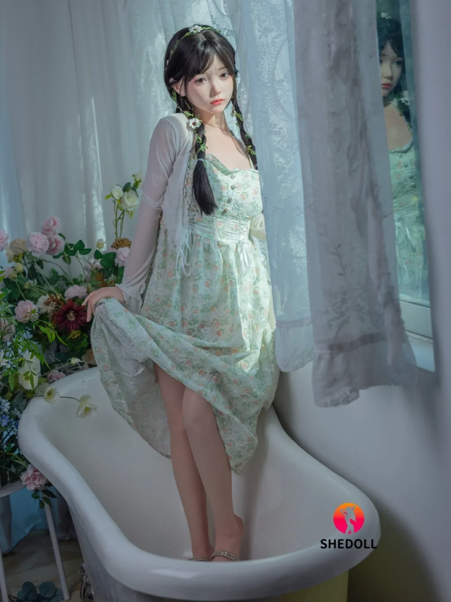 F6005—158cm\/5ft2-47kg C Cup Asian ROS Silicone Sex Doll | SHEDOLL view 10