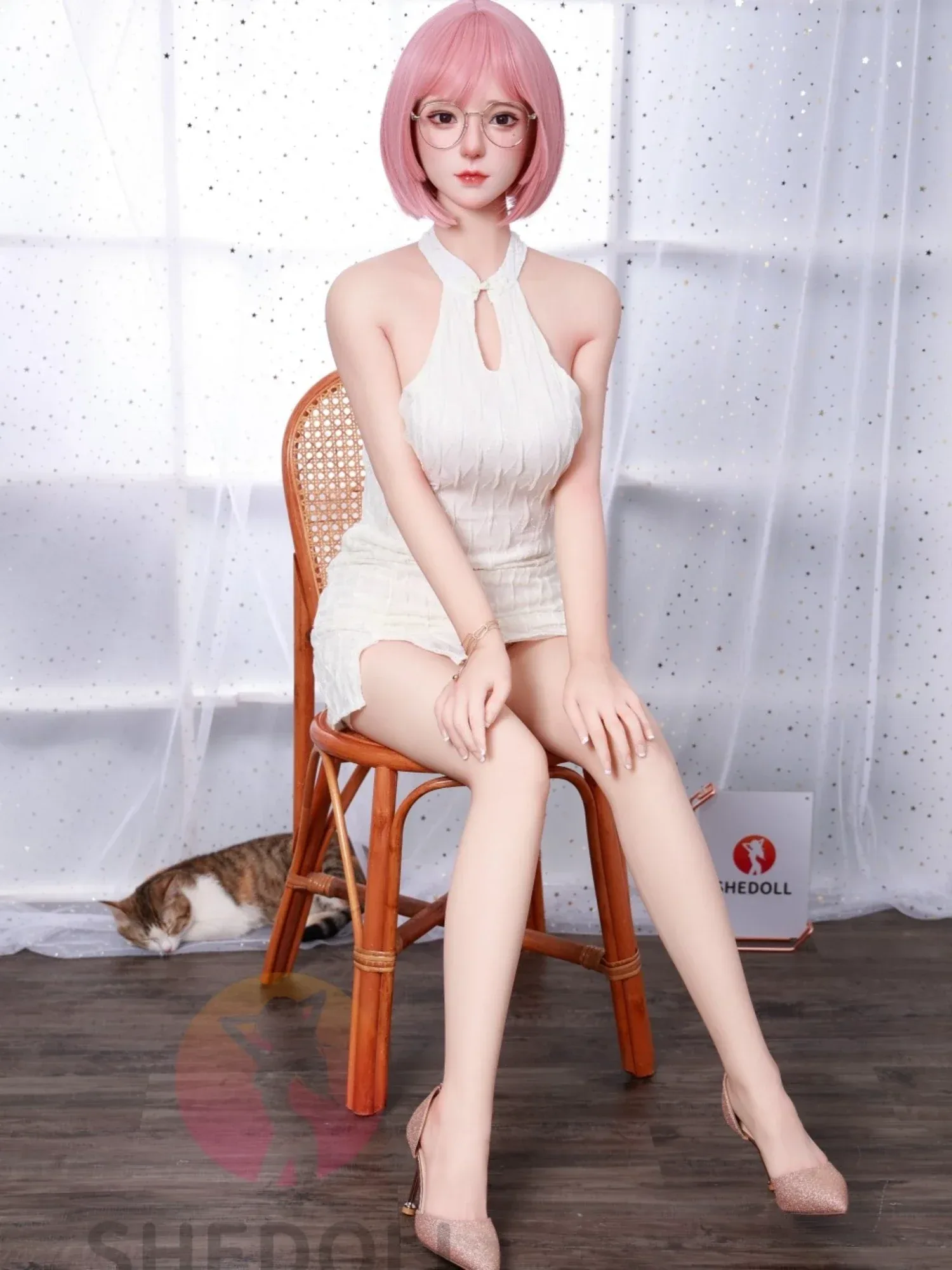 F6000—158cm\/5ft2-38kg C Cup Asian Silicone Head TPE Body Sex Doll | SHEDOLL view 2