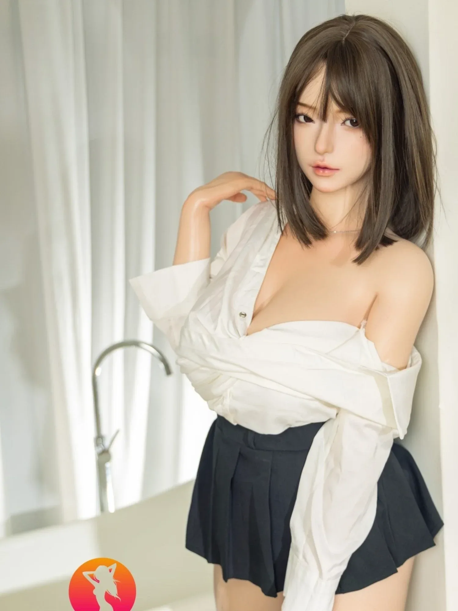 F6023—163cm\/5ft4-51kg H Cup Asian ROS Silicone Sex Doll | SHEDOLL