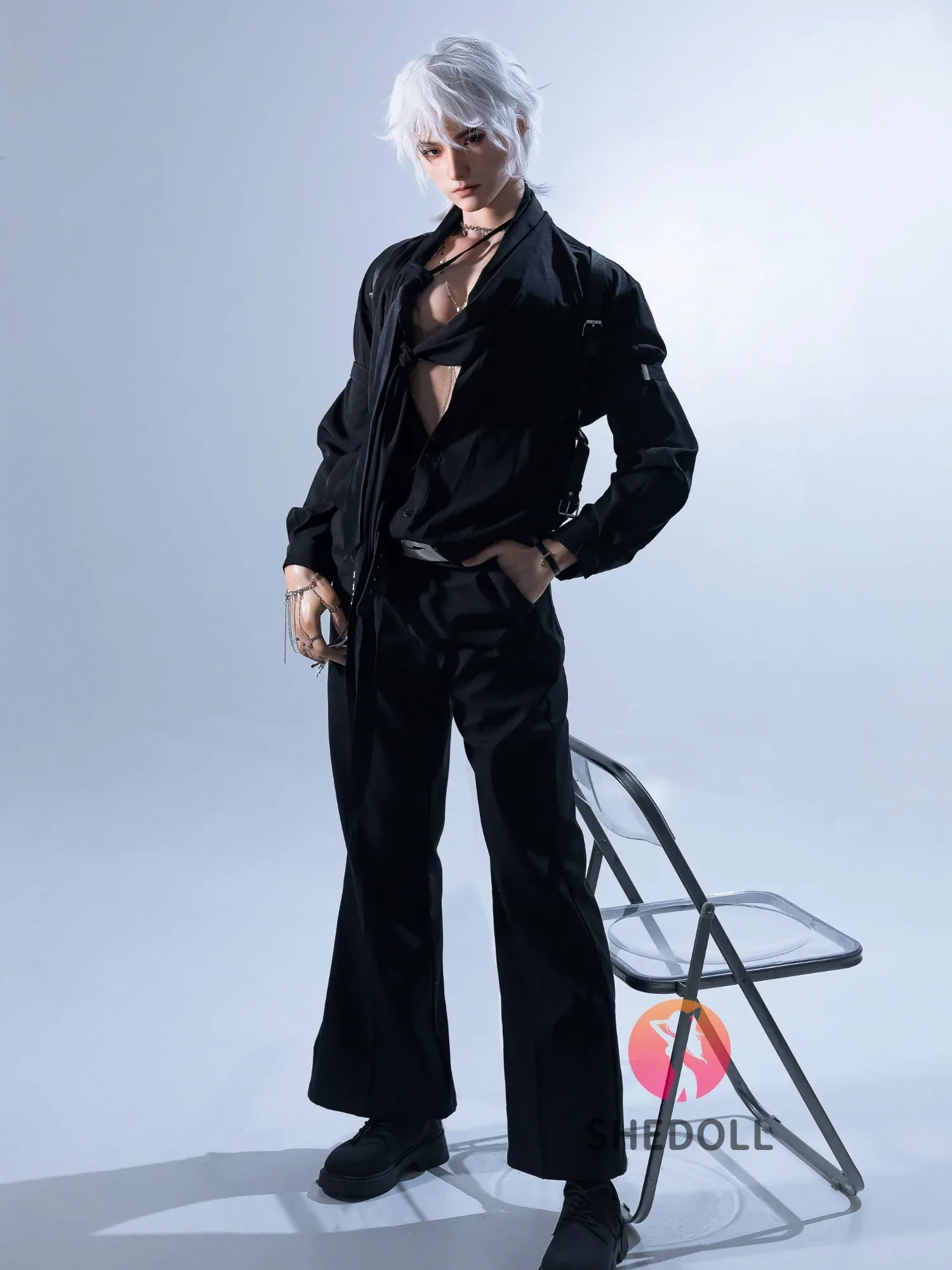 F6228-190cm(6.2ft)-44kg Realistic Femboy Male Sex Doll - SHEDOLL view 9